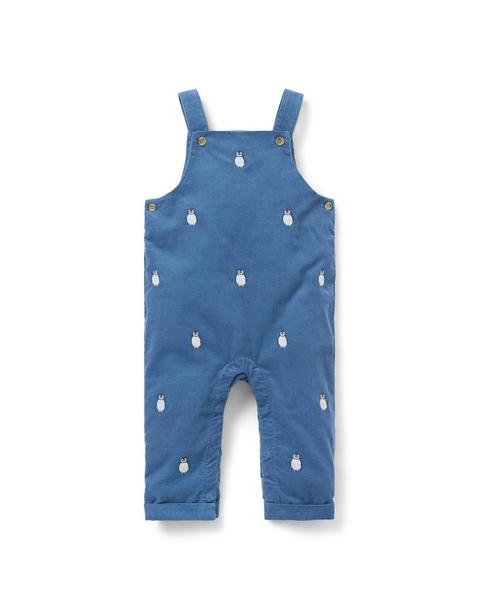 Baby Embroidered Penguin Overall