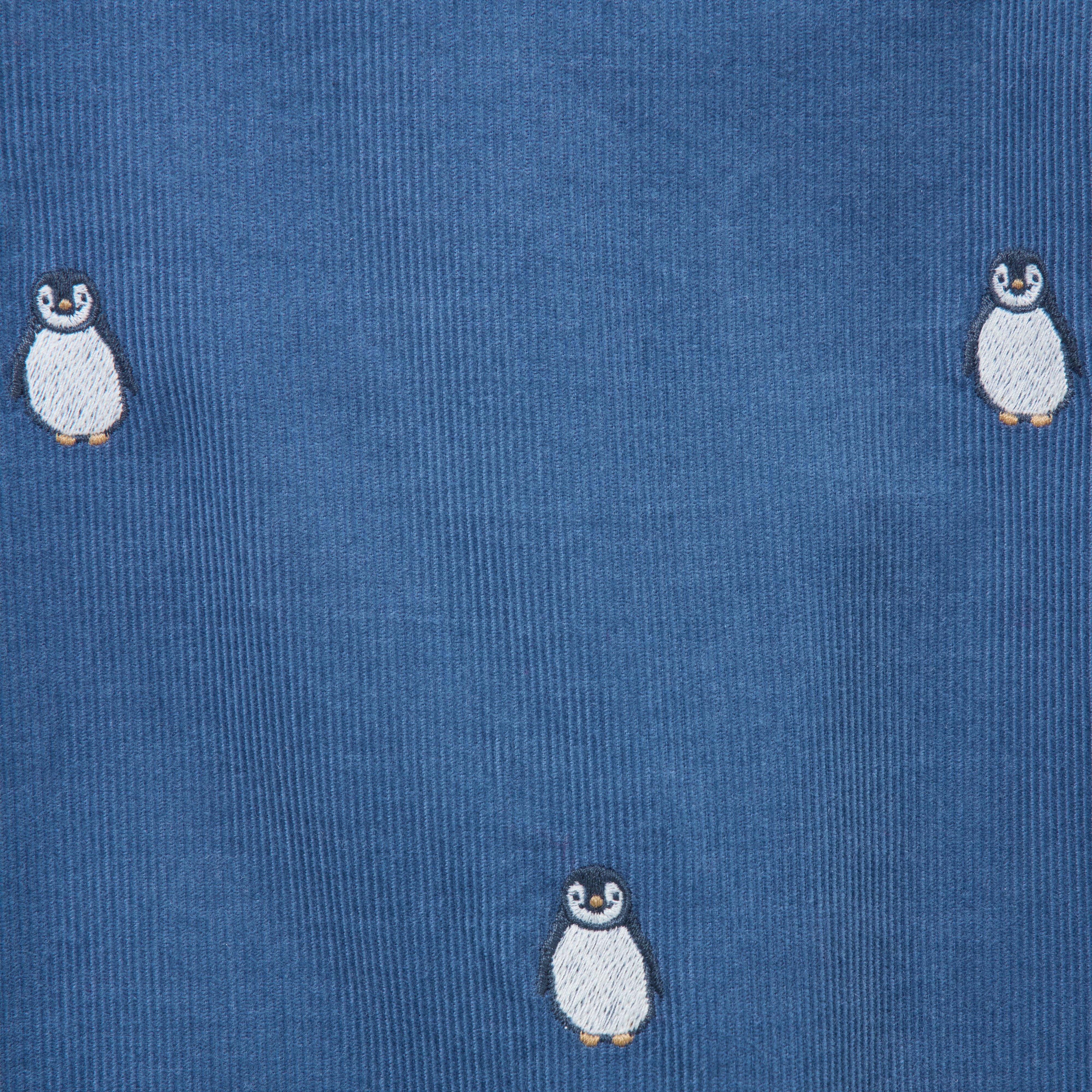 Baby Embroidered Penguin Overall image number 1