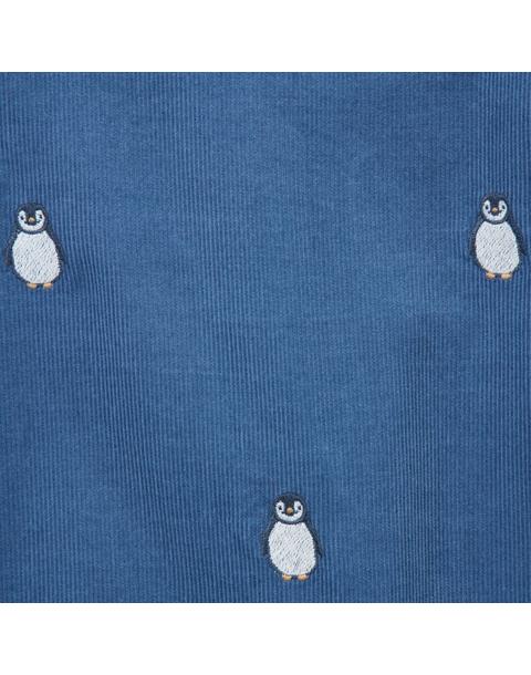 Baby Embroidered Penguin Overall