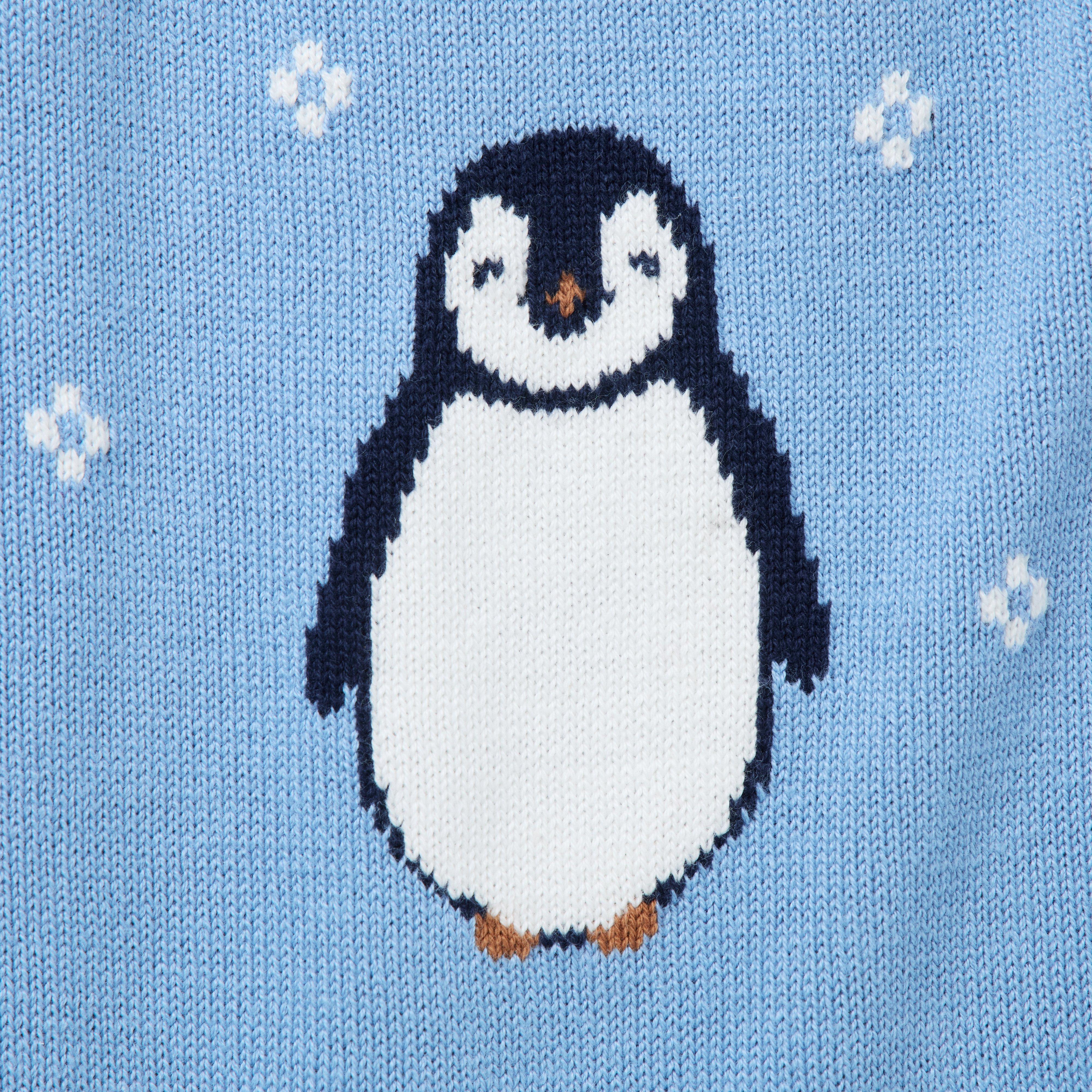 Baby Penguin Sweater Overall image number 1