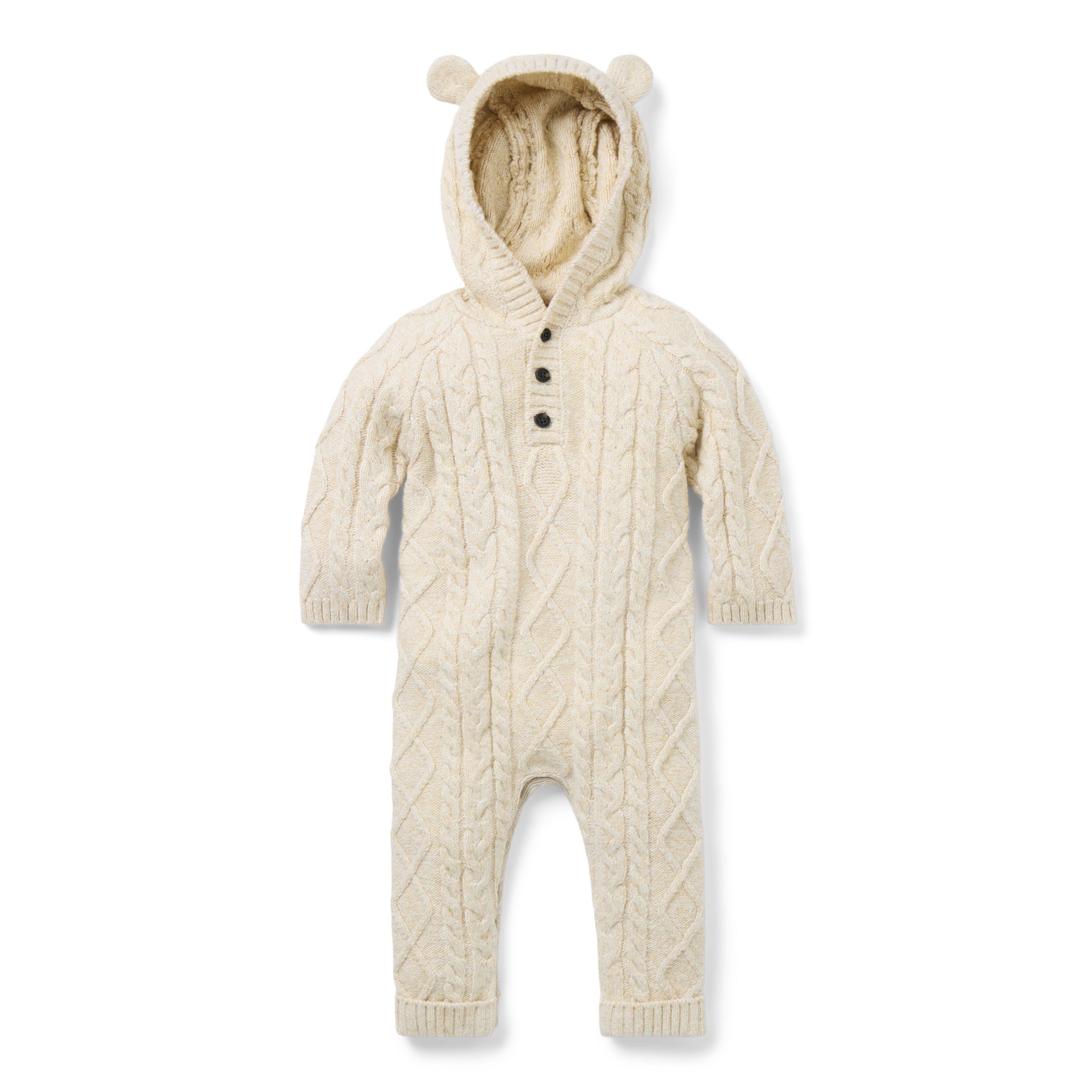 Baby Bear Ear Hooded One-Piece
