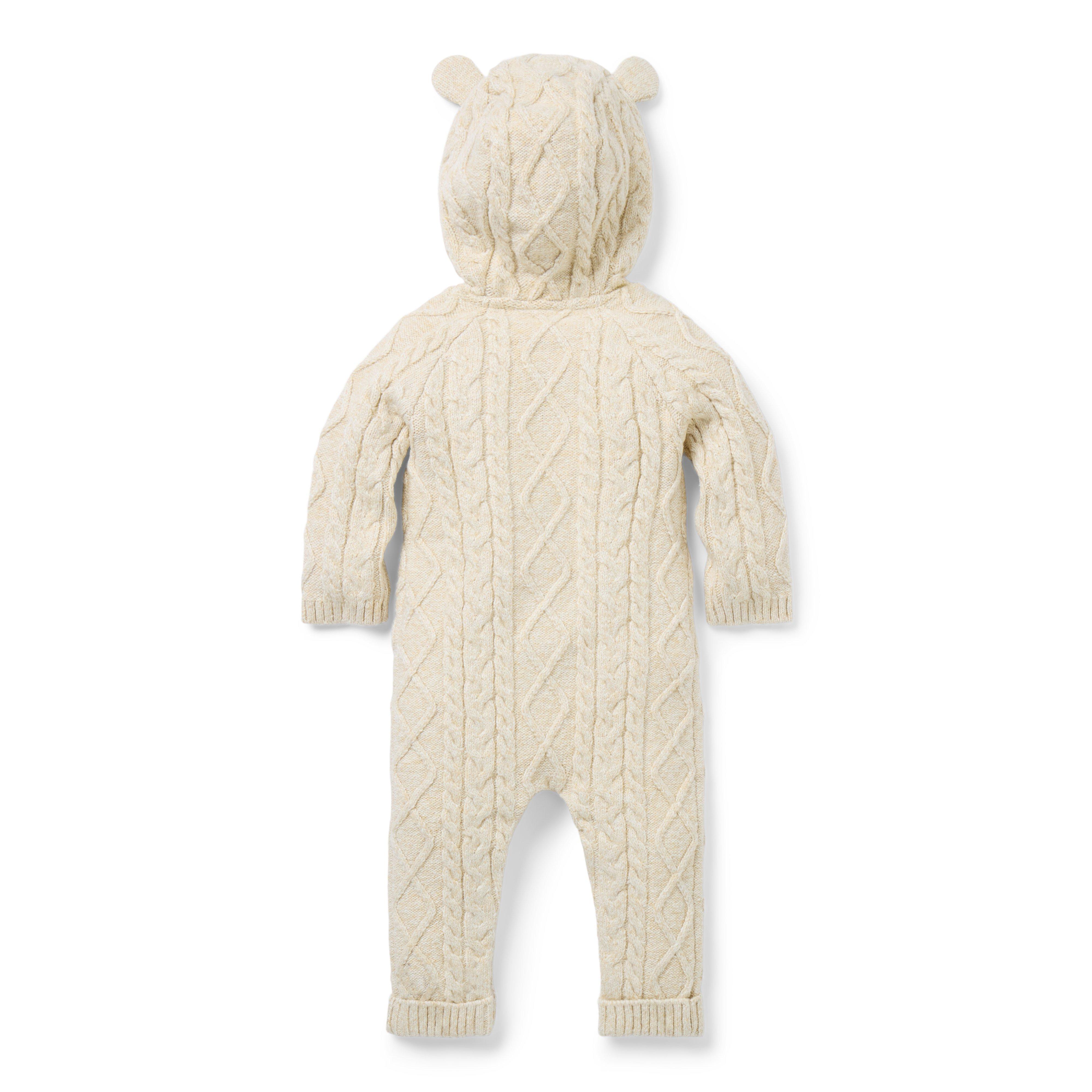 Baby Bear Ear Hooded One-Piece image number 1
