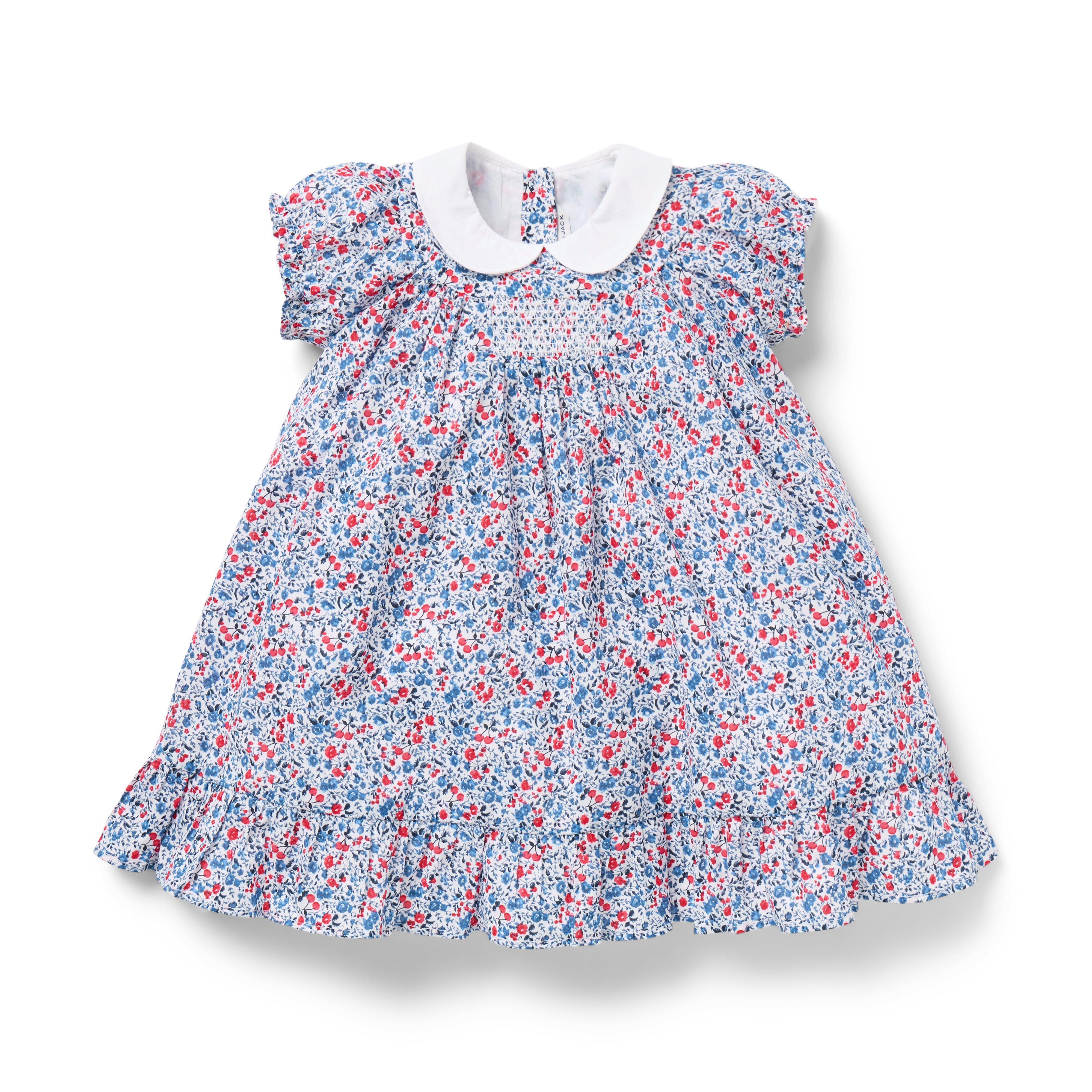 Baby Ditsy Floral Collared Dress