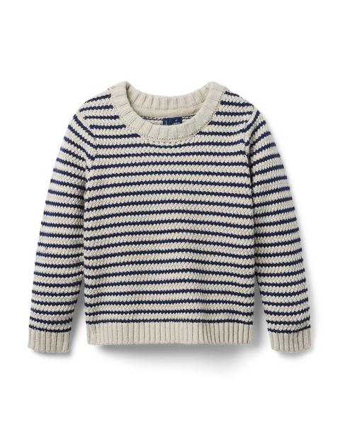 Textured Striped Sweater