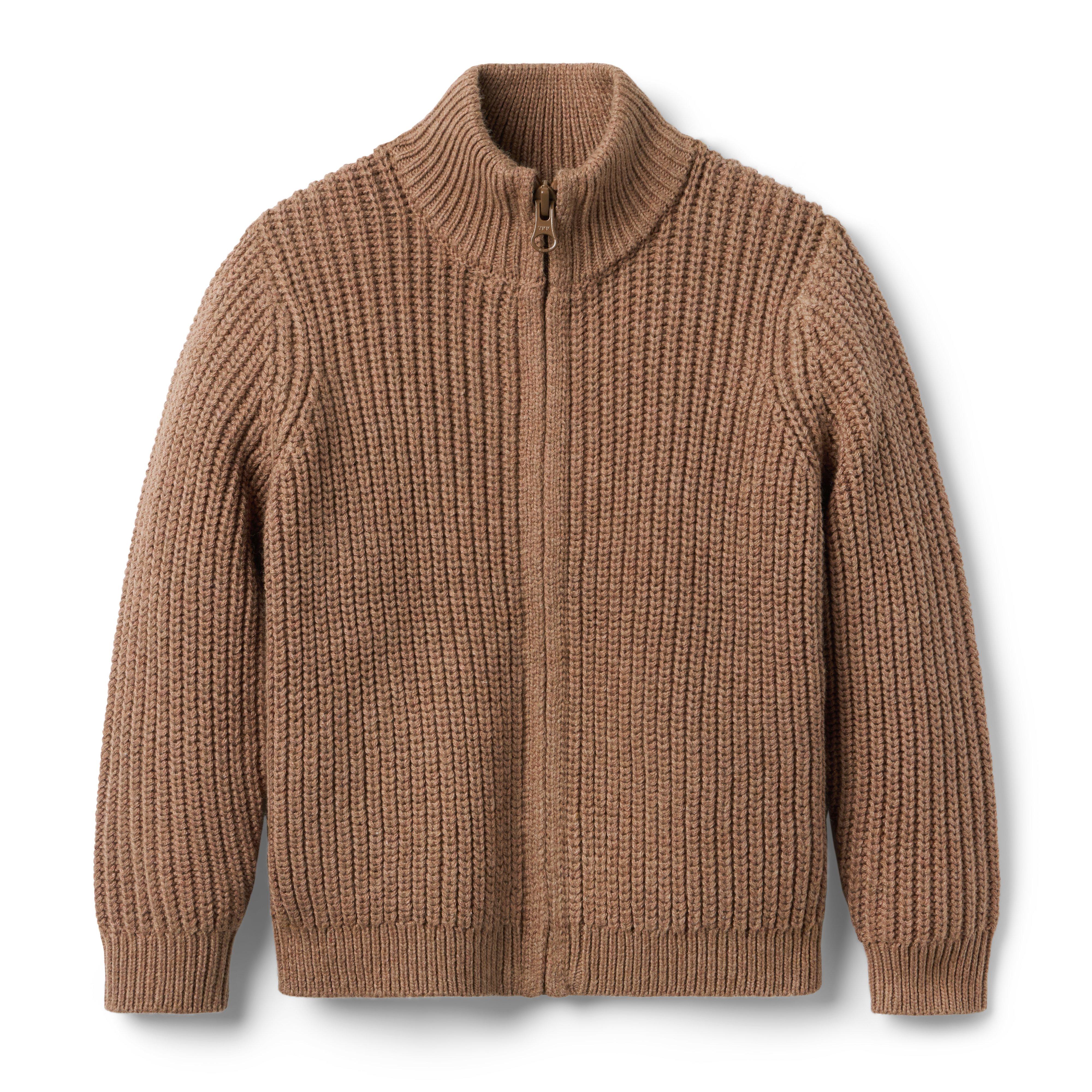 The Ribbed Sweater Jacket