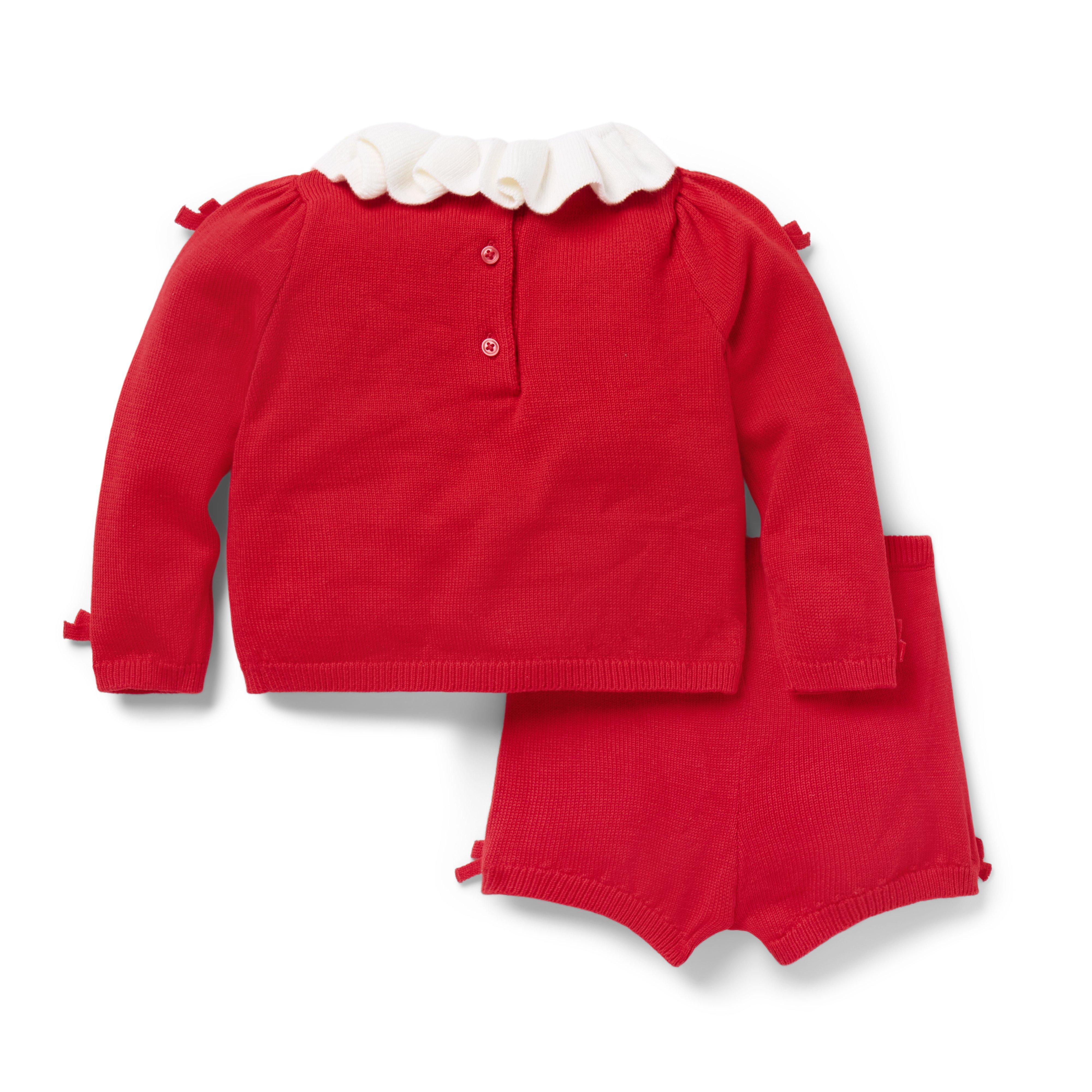 Baby Bow Matching Sweater Set image number 2