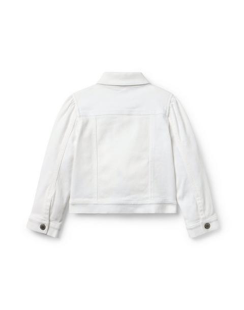 Denim Puff Sleeve Jacket