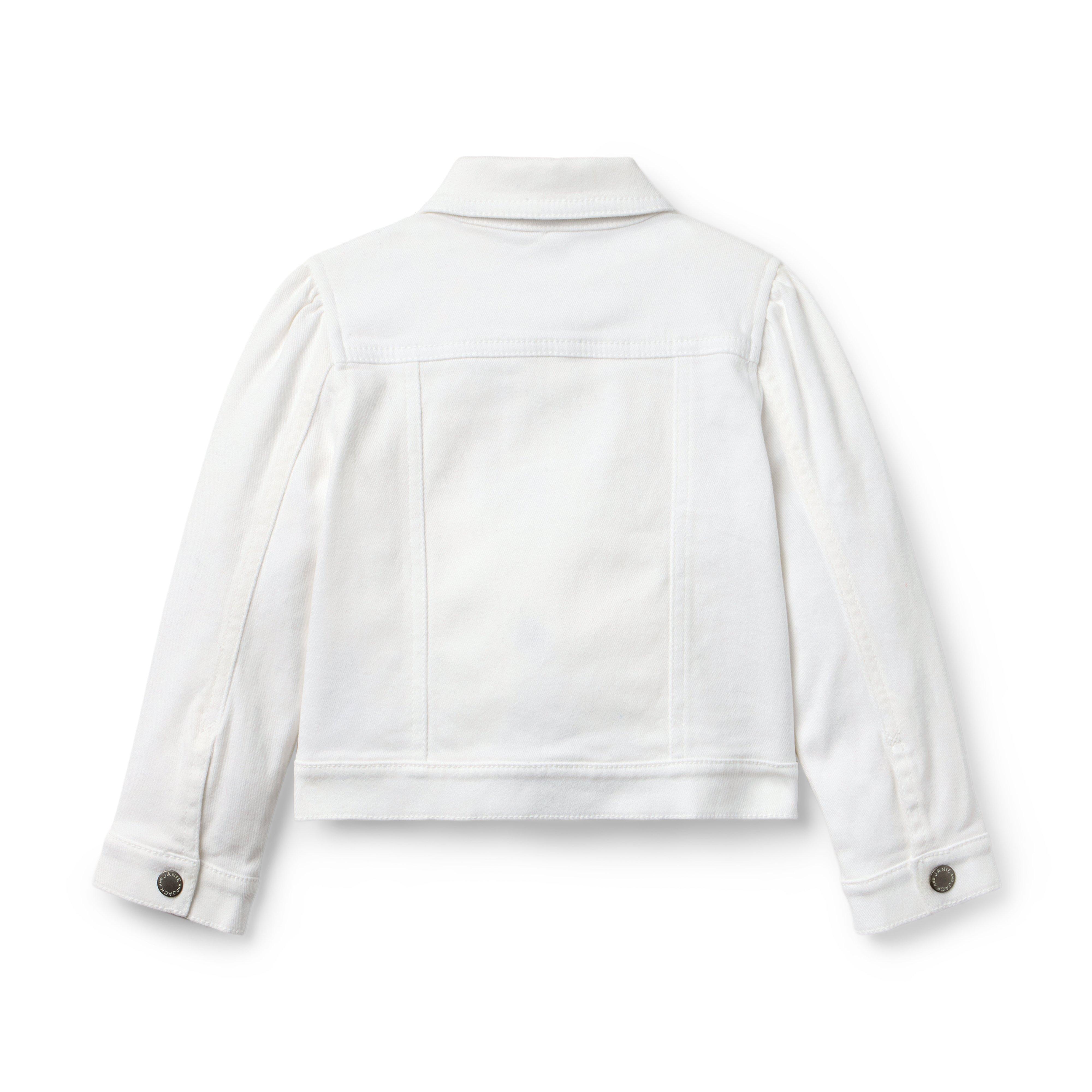 Denim Puff Sleeve Jacket image number 1