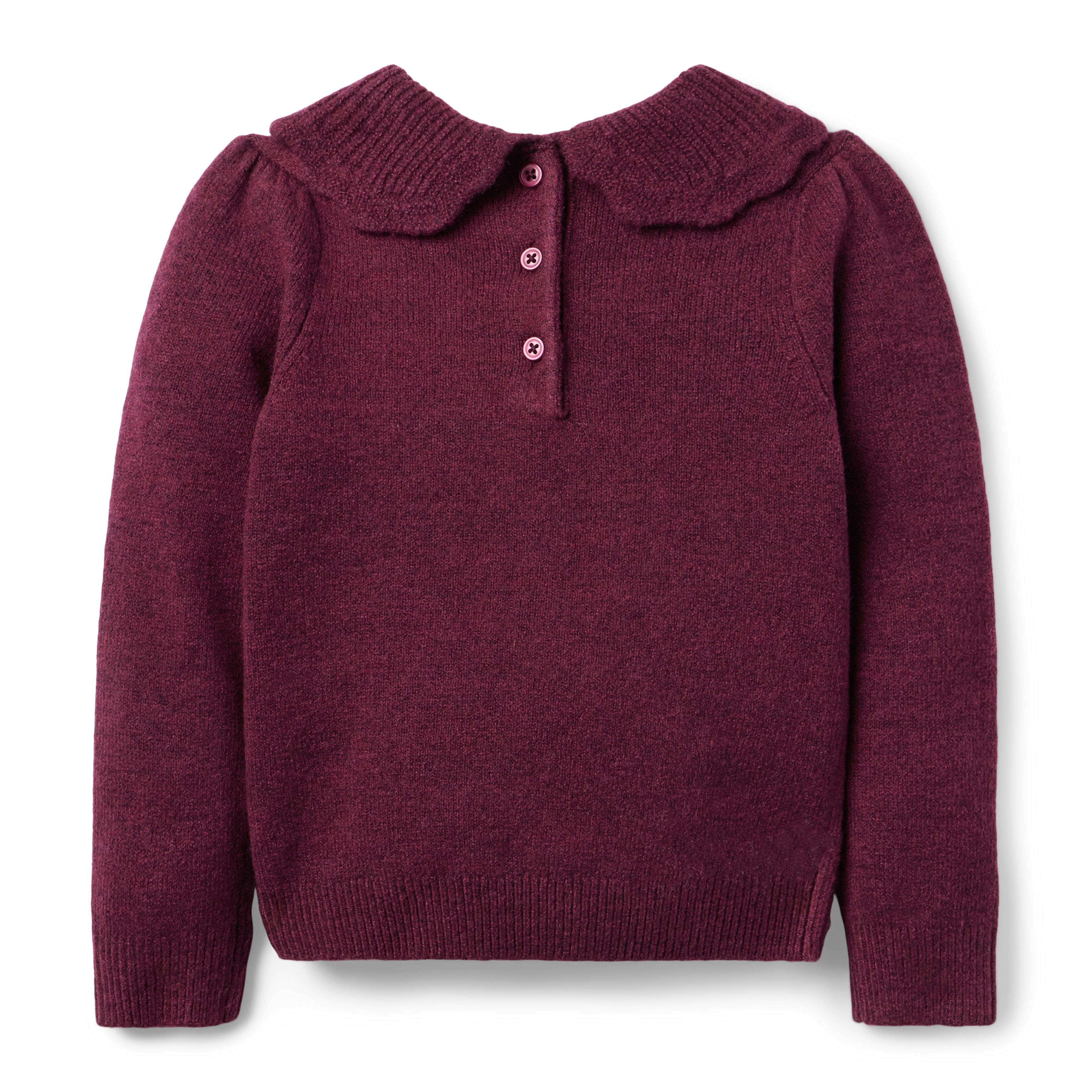 Cable Knit Collared Sweater image number 2