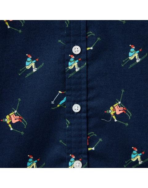 Skier Icon Flannel Shirt