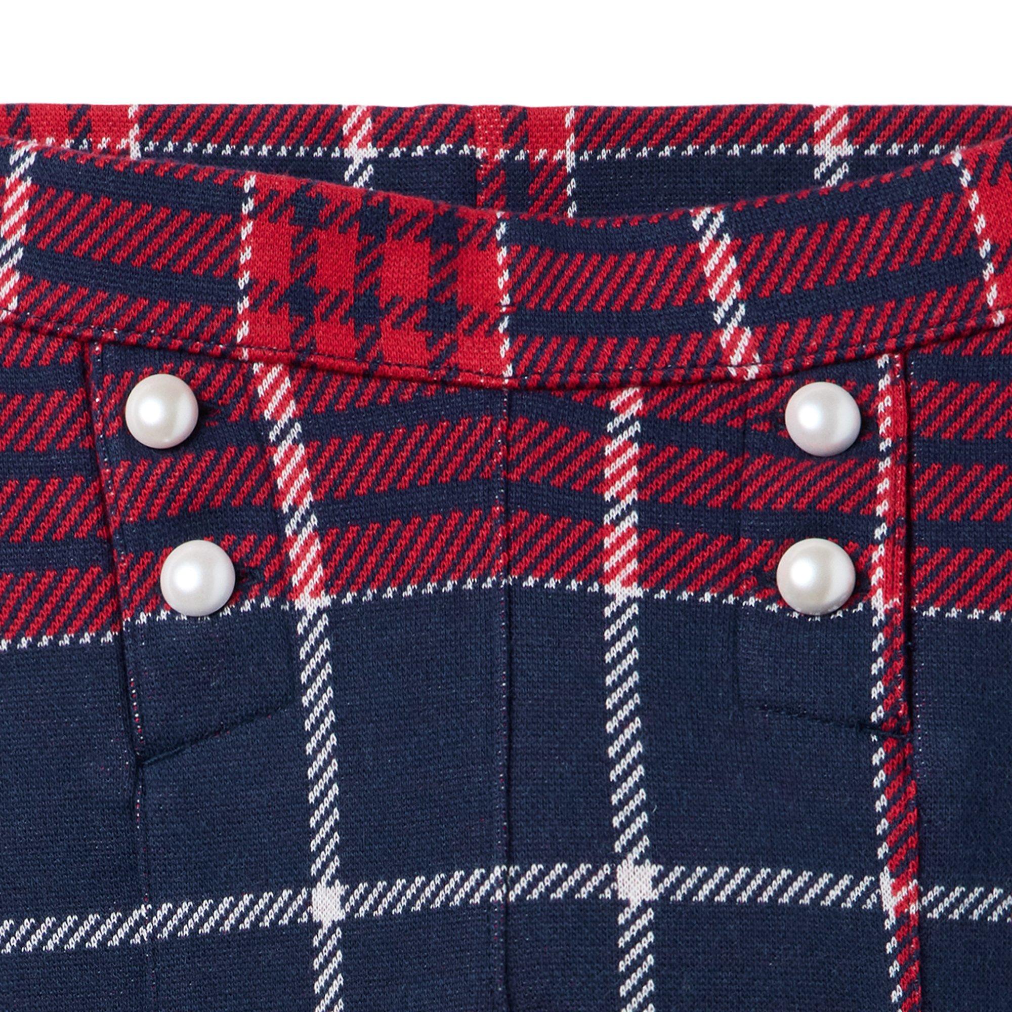 Tartan Jacquard Button Pant image number 1