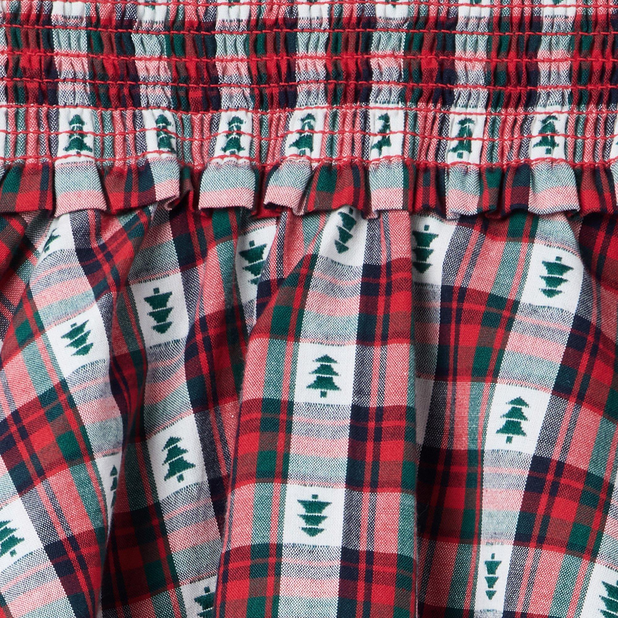 Holiday Tartan Smocked Skirt image number 1