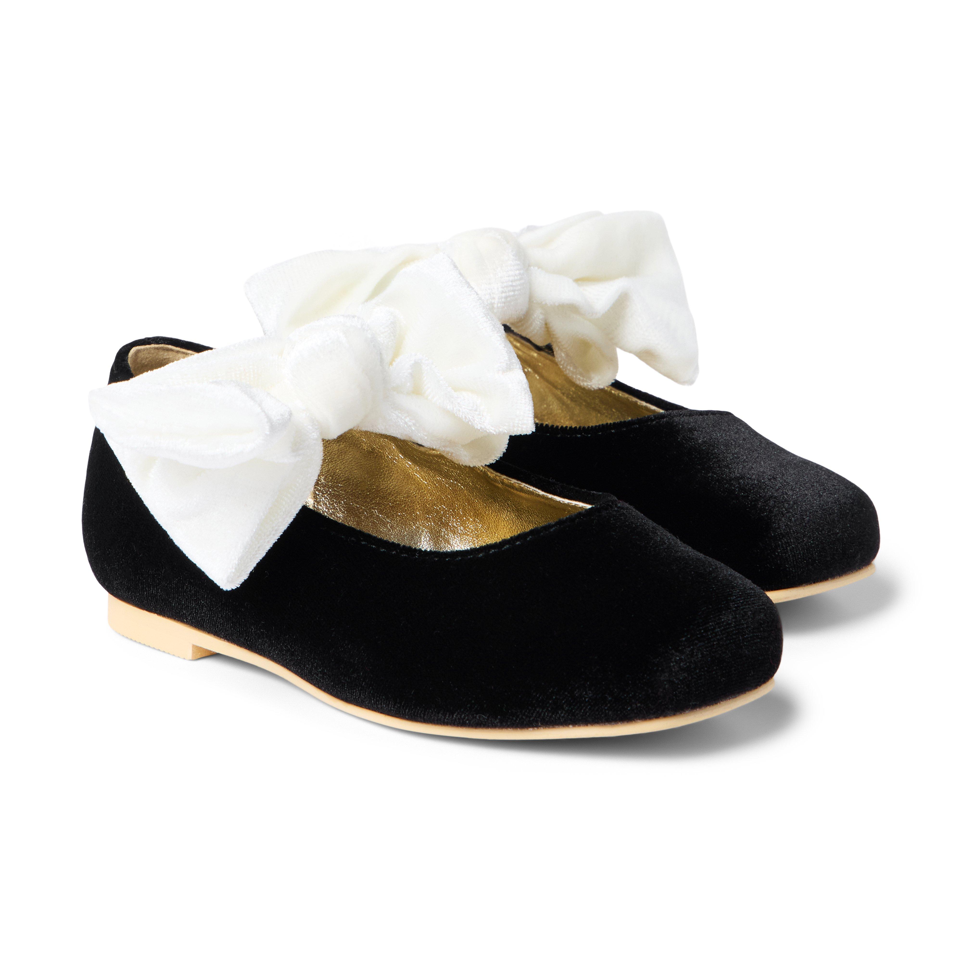 Velvet Bow Ballet Flat