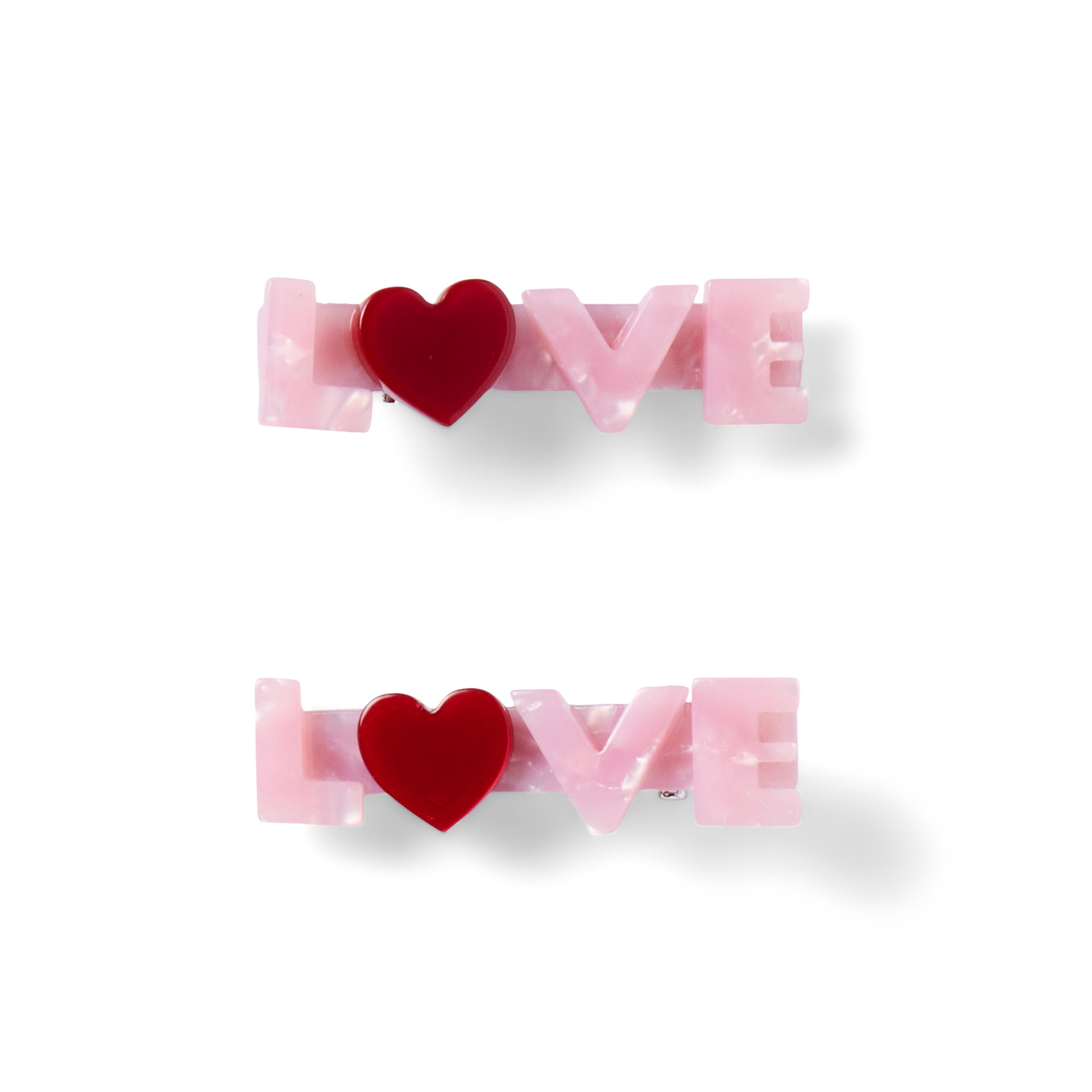 Love Barrette Set