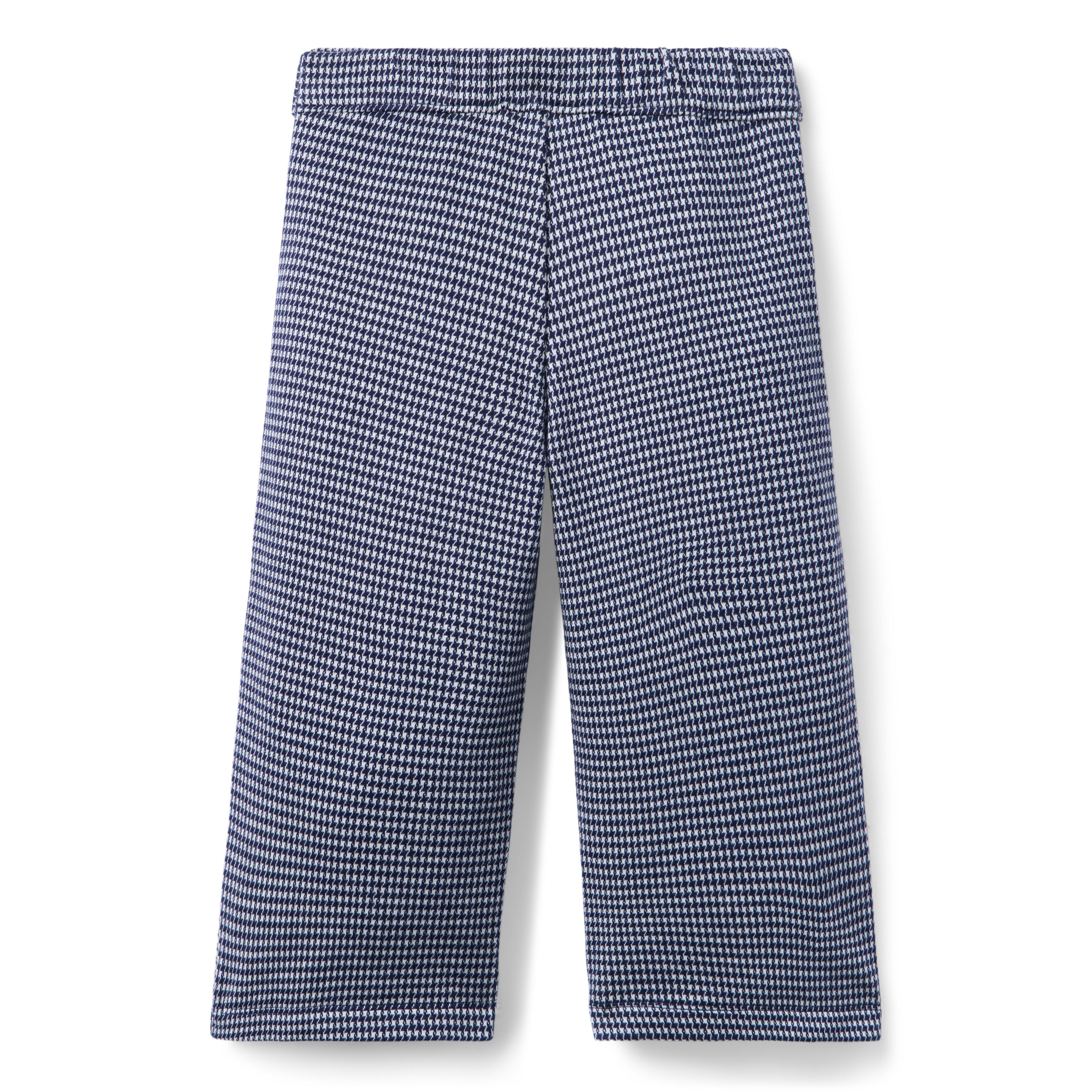 Houndstooth Wide Leg Tie Waist Pant image number 2