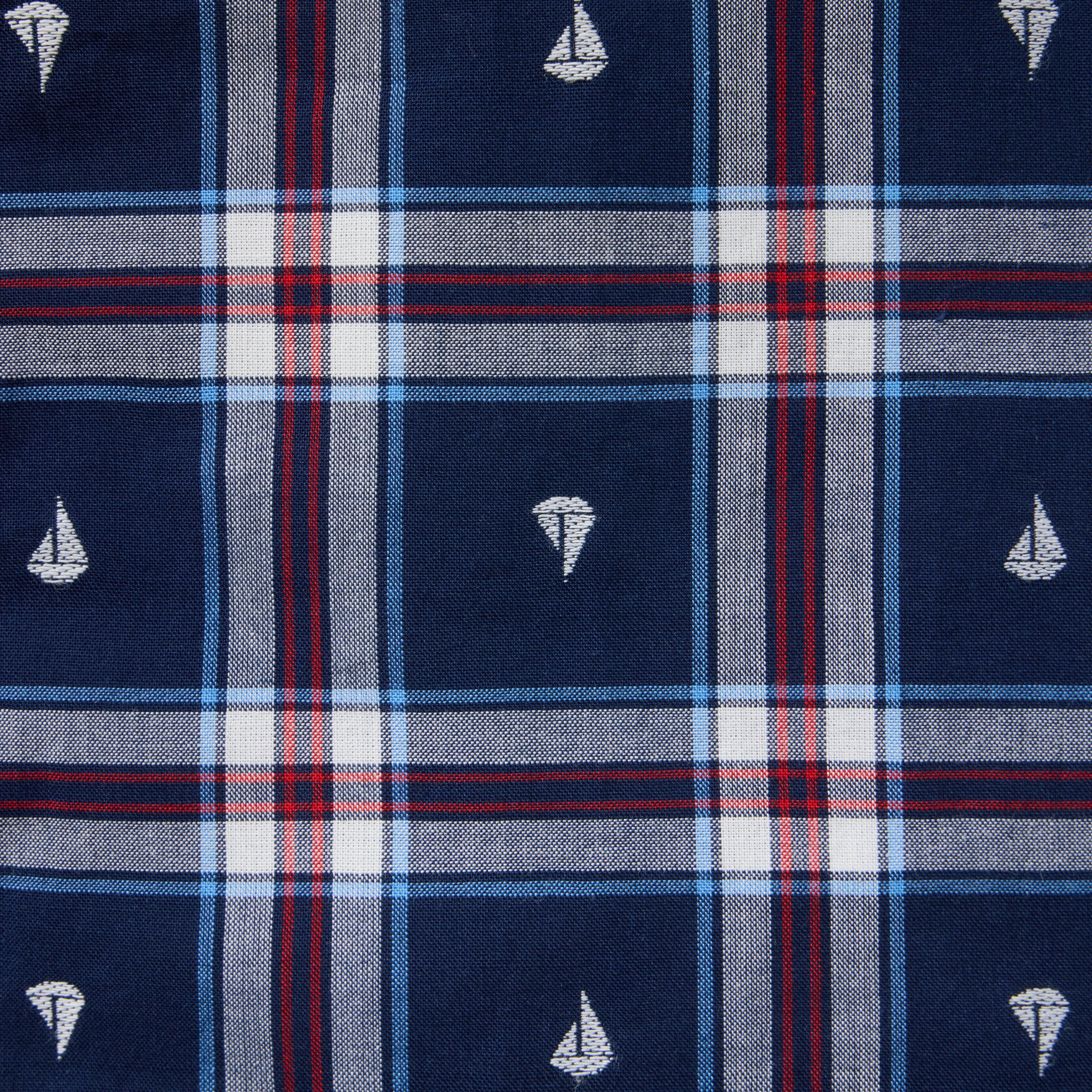 Sailboat Plaid Jacquard Shirt image number 1