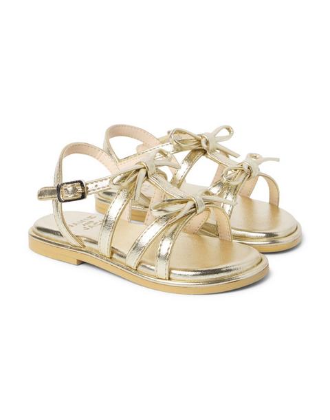 Metallic Bow Sandal