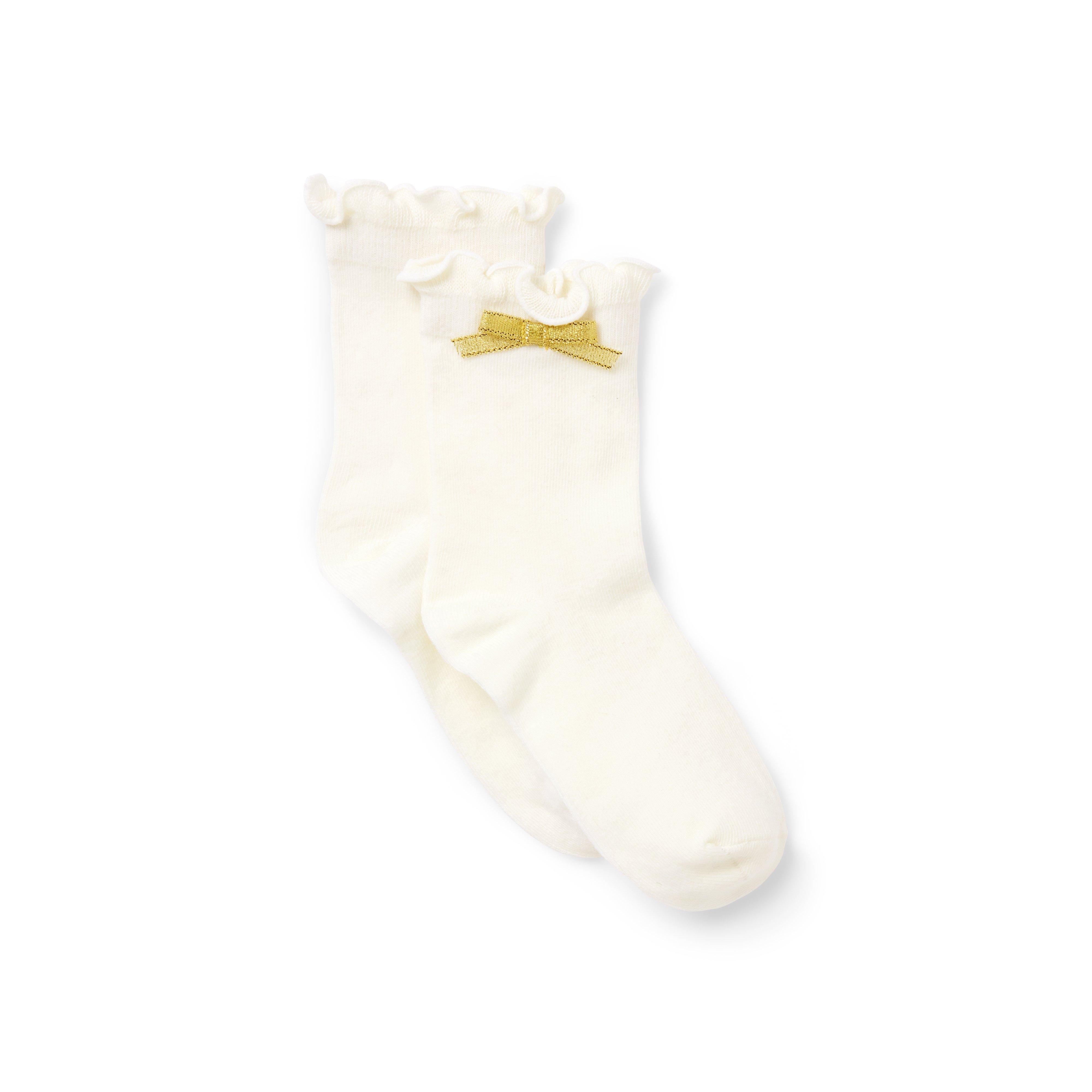 Sparkle Bow Sock