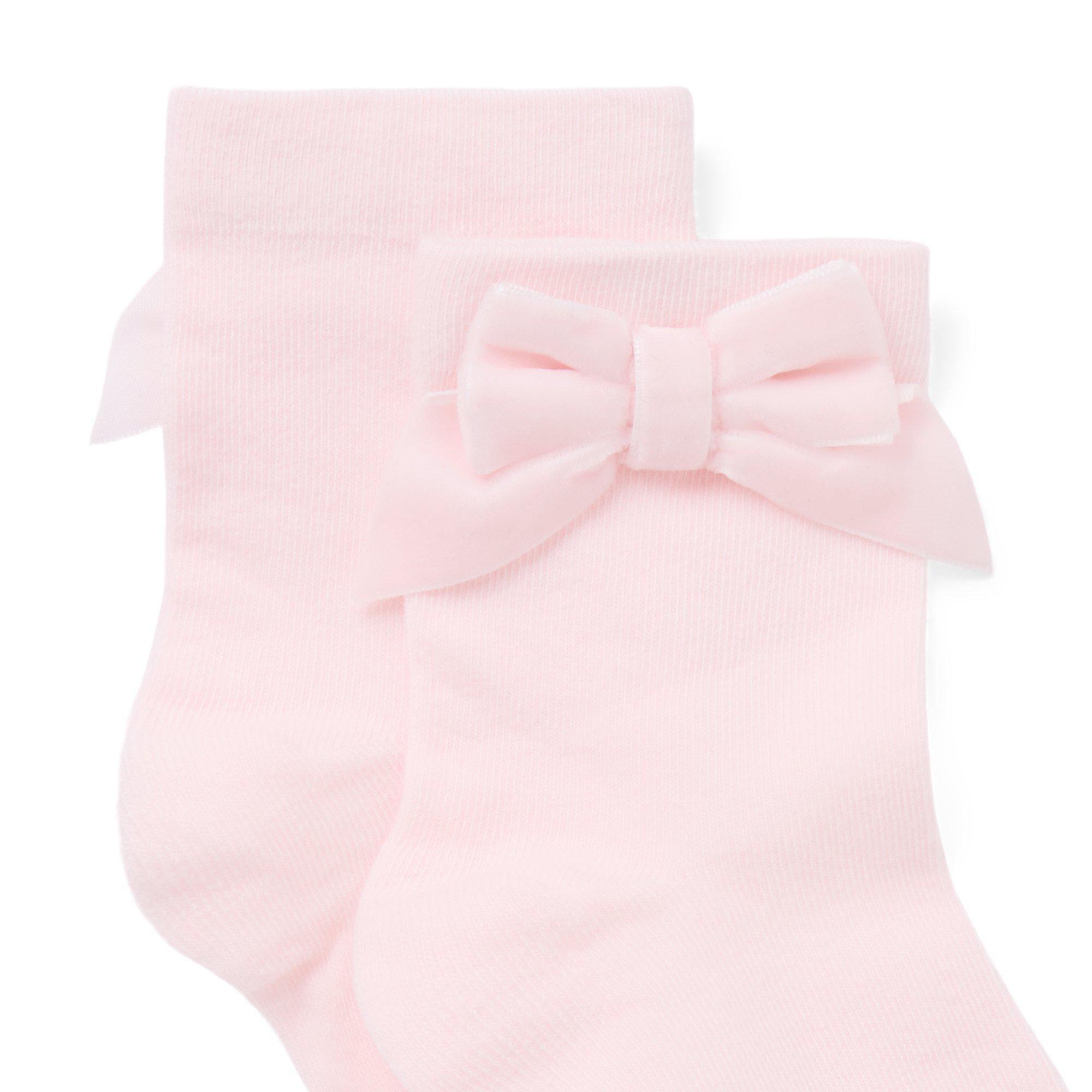 Velvet Bow Sock image number 1