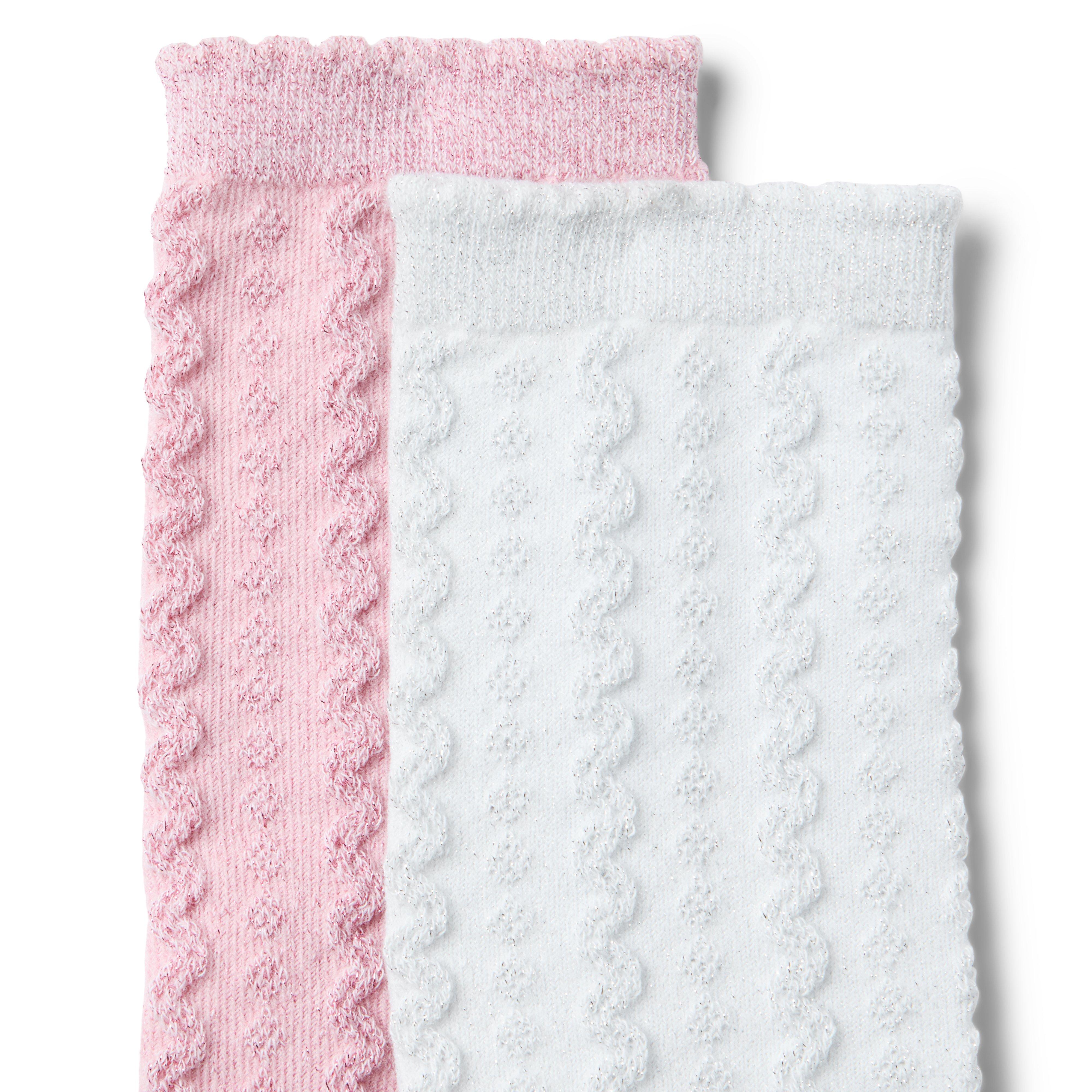 Sparkle Pointelle Sock 2-Pack image number 1