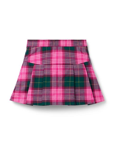 Plaid Pleated Skirt