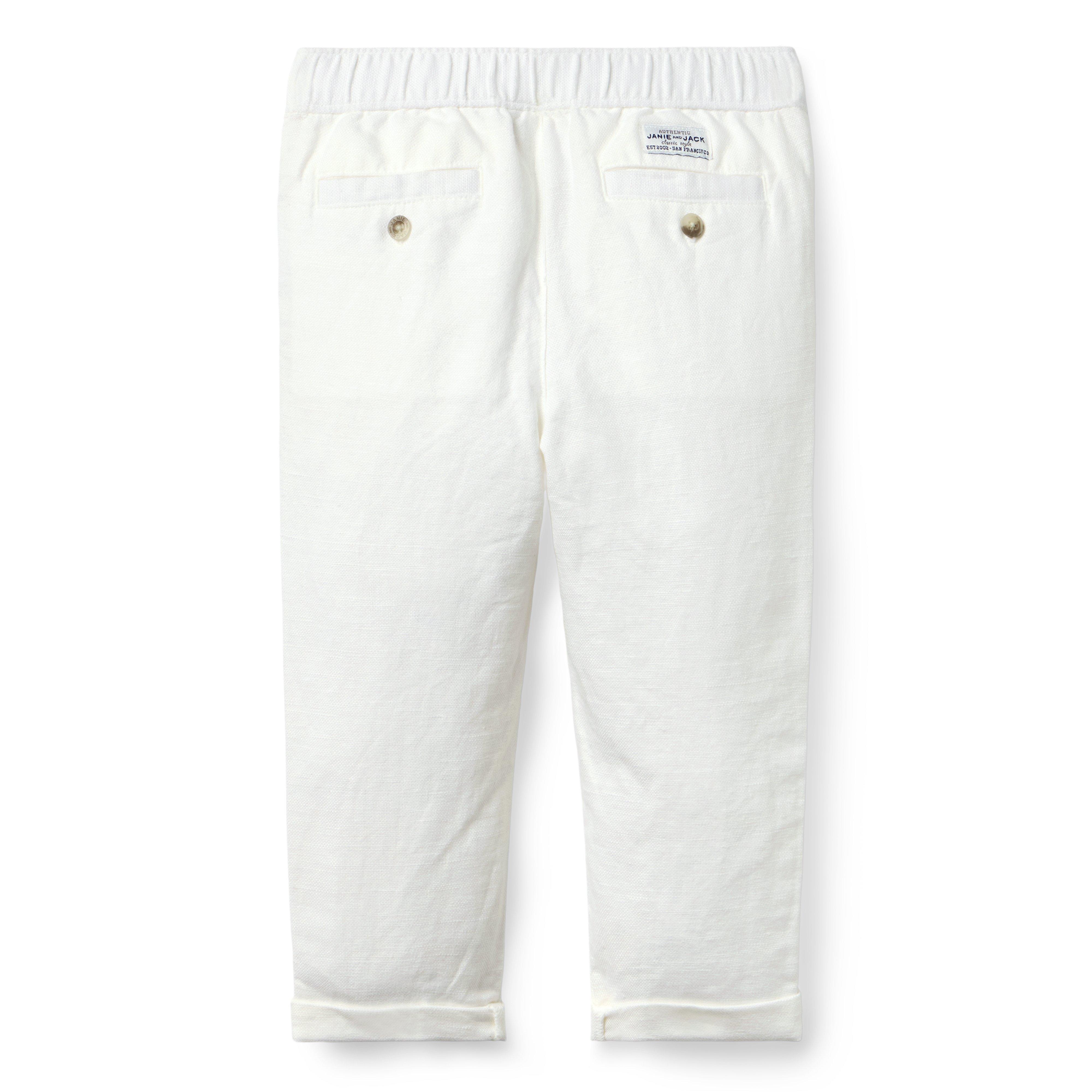 Linen-Cotton Cuffed Pant image number 1