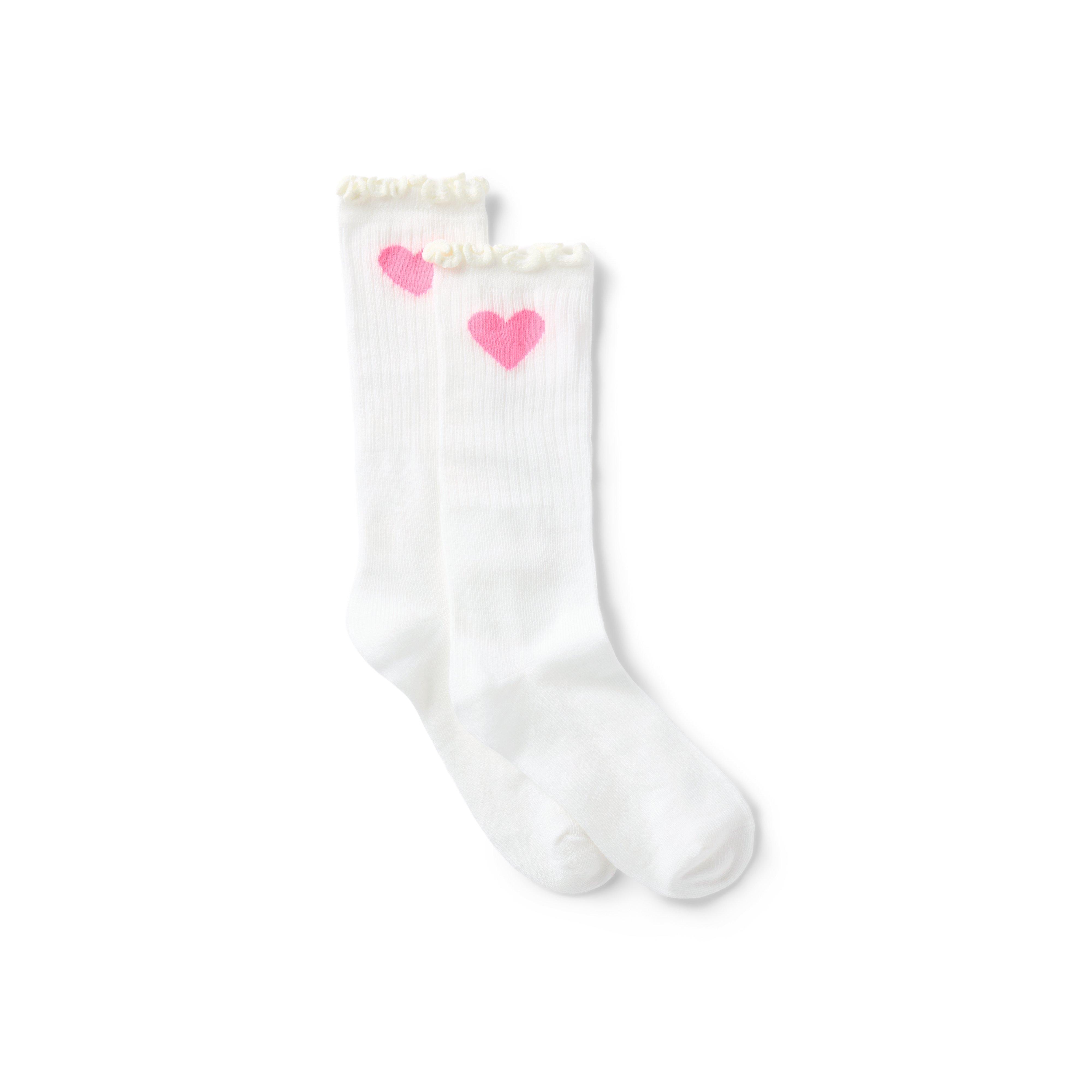 Heart Ruffle Sock