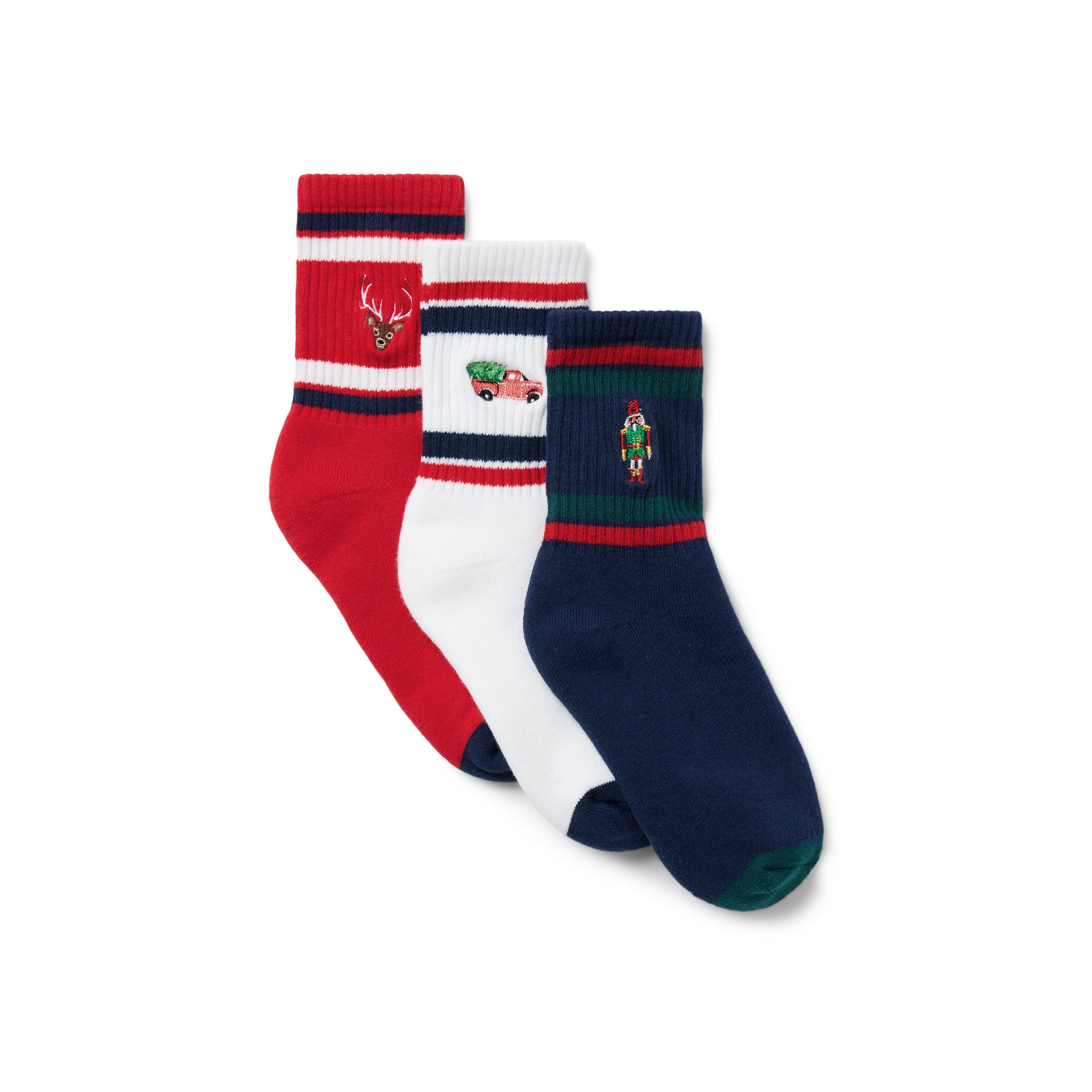 Holiday Icon Crew Sock 3-Pack