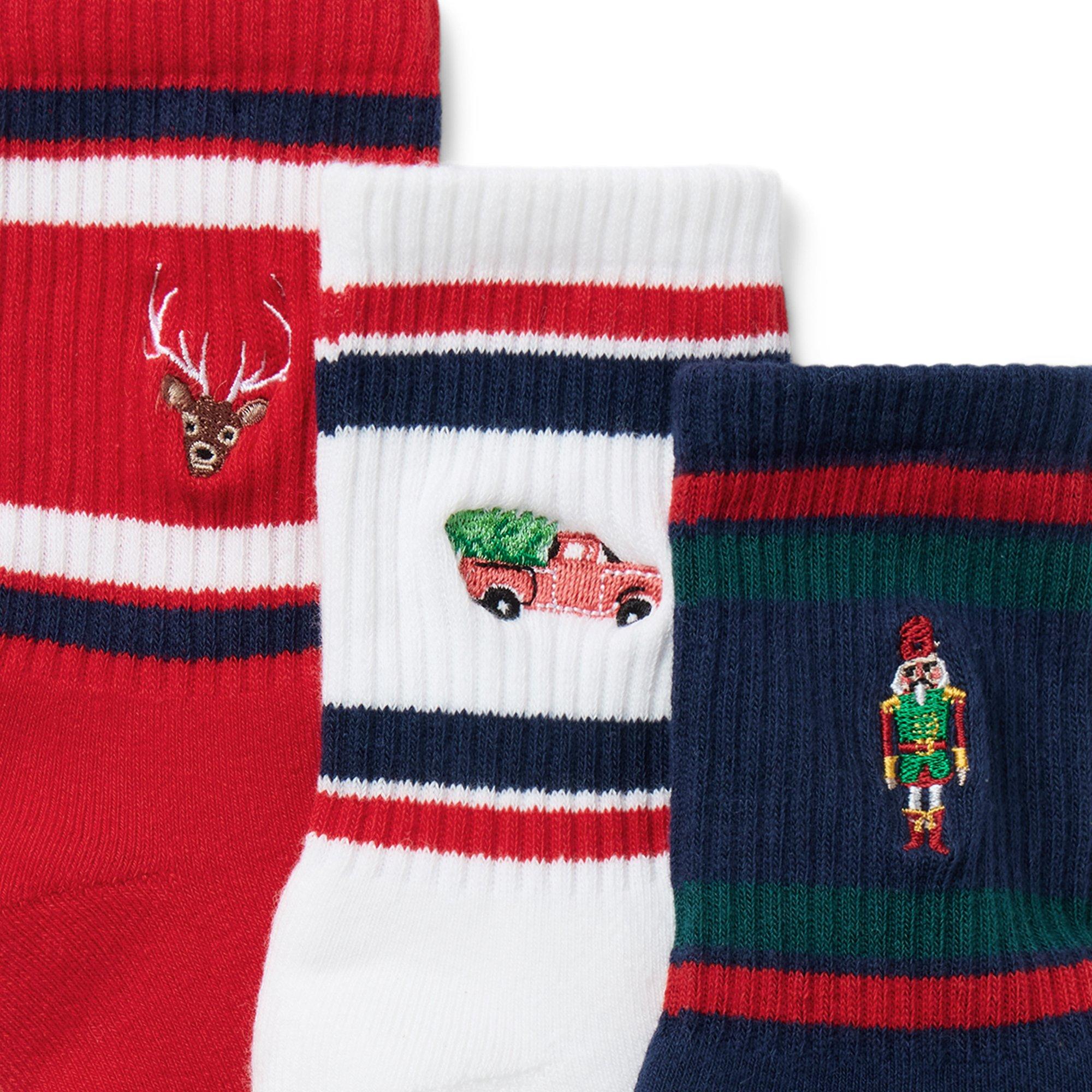 Holiday Icon Crew Sock 3-Pack image number 1
