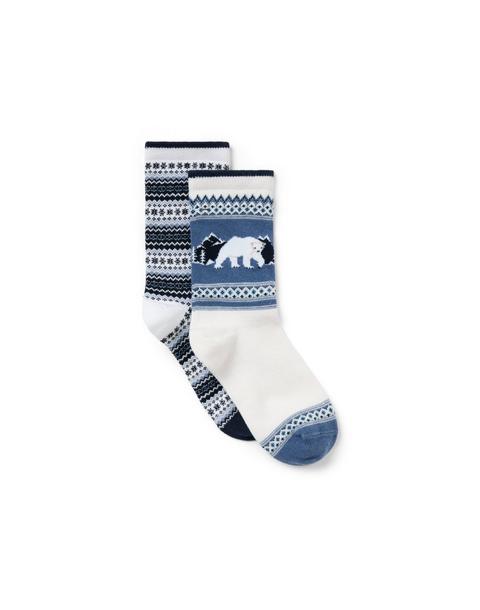 Fair Isle Crew Sock 2-Pack