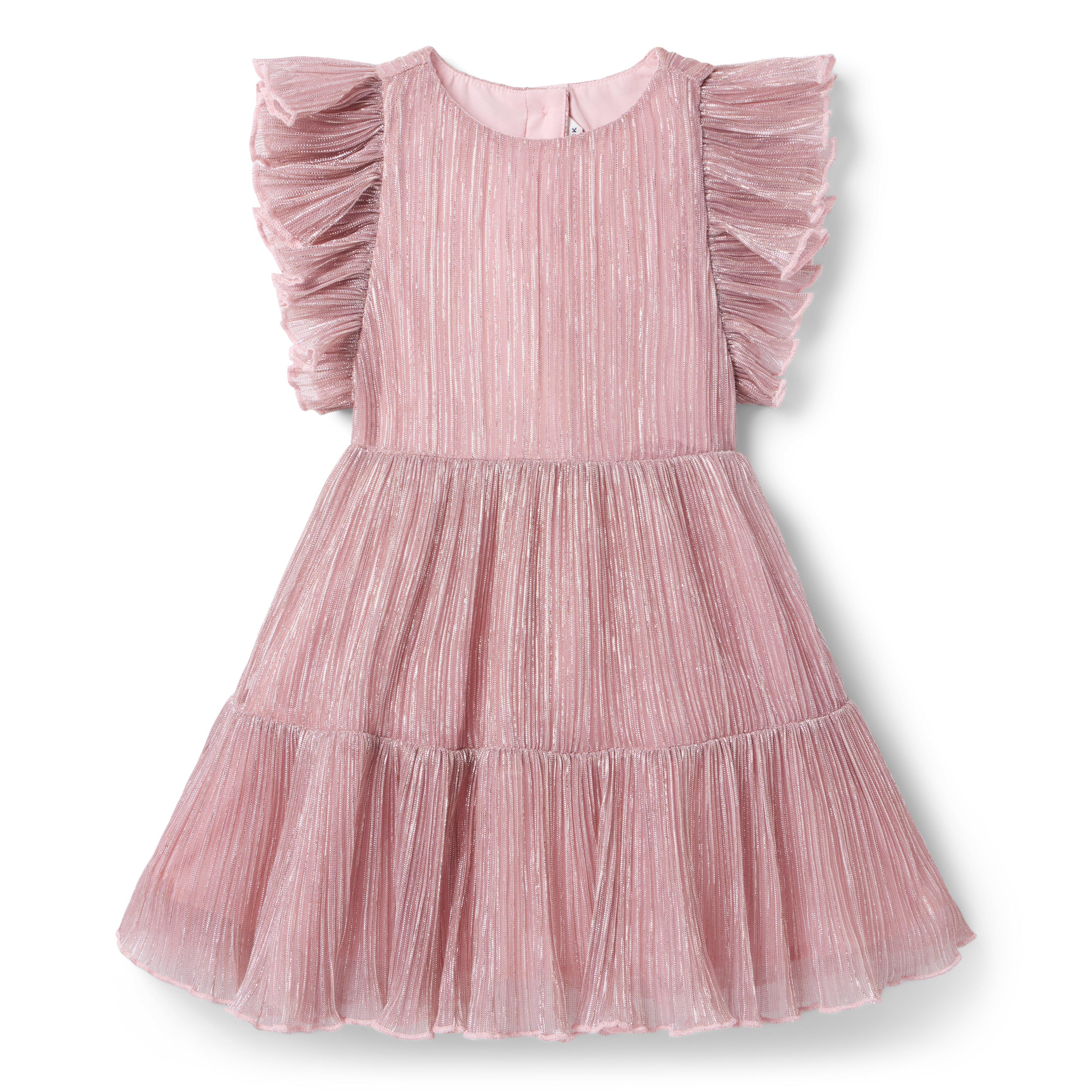 The Pleated Shimmer Dress
