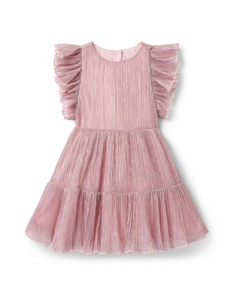 The Pleated Shimmer Dress