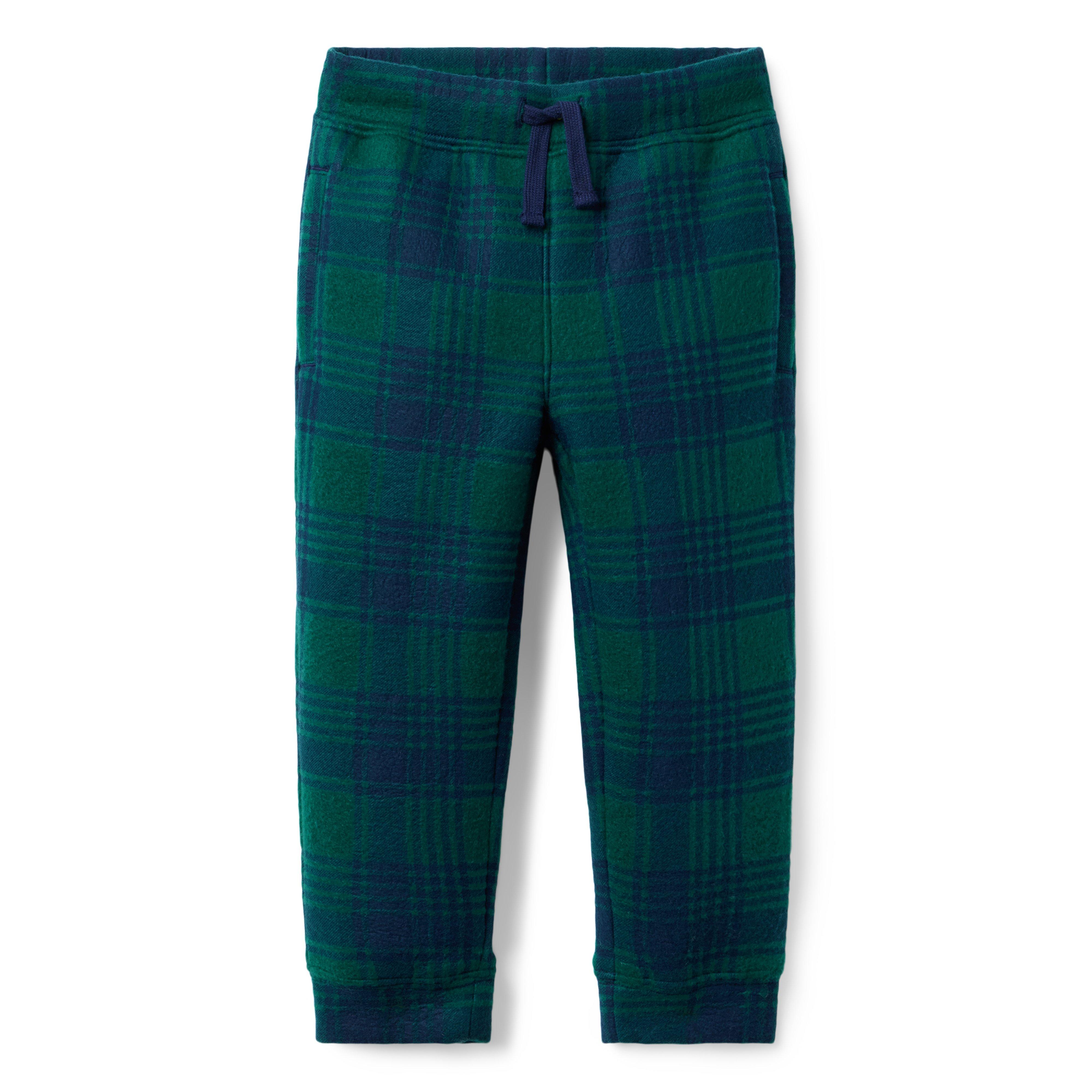 Plaid Fleece Jogger