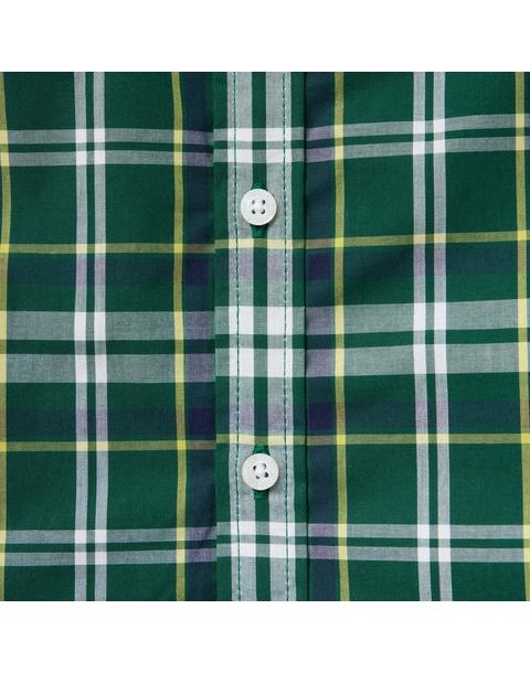 Plaid Poplin Shirt