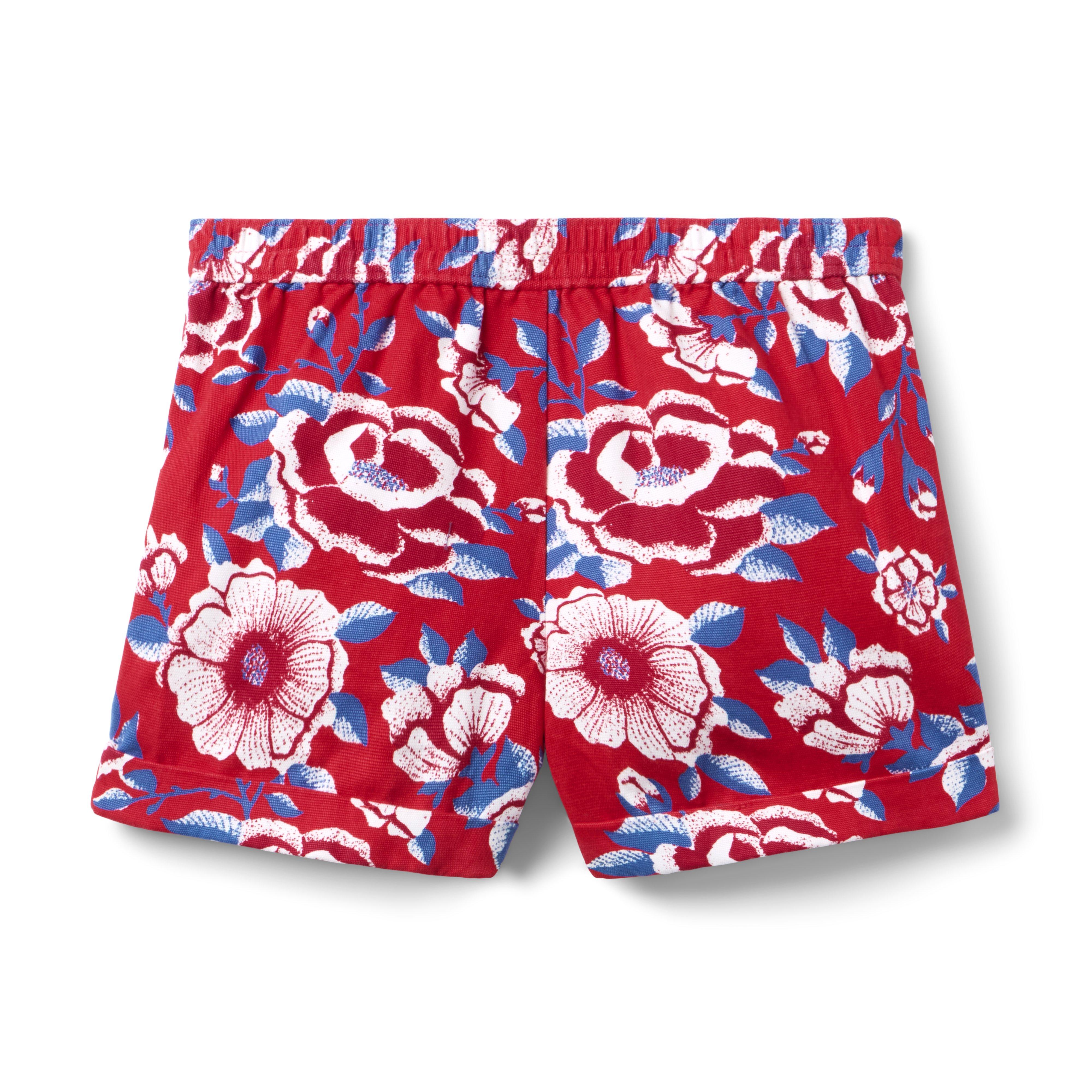 Floral Cuffed Canvas Short image number 2