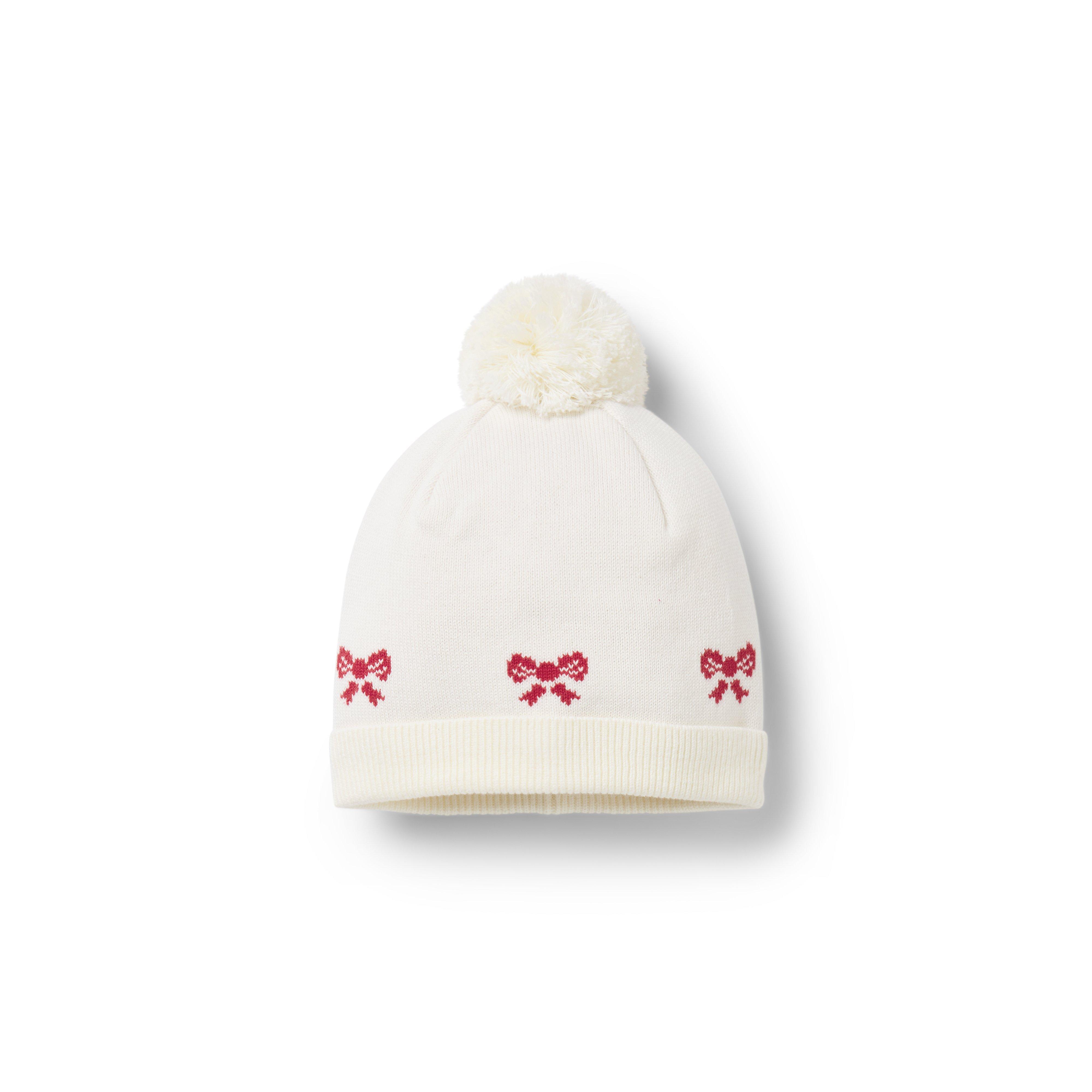 Baby Bow Pom Beanie
