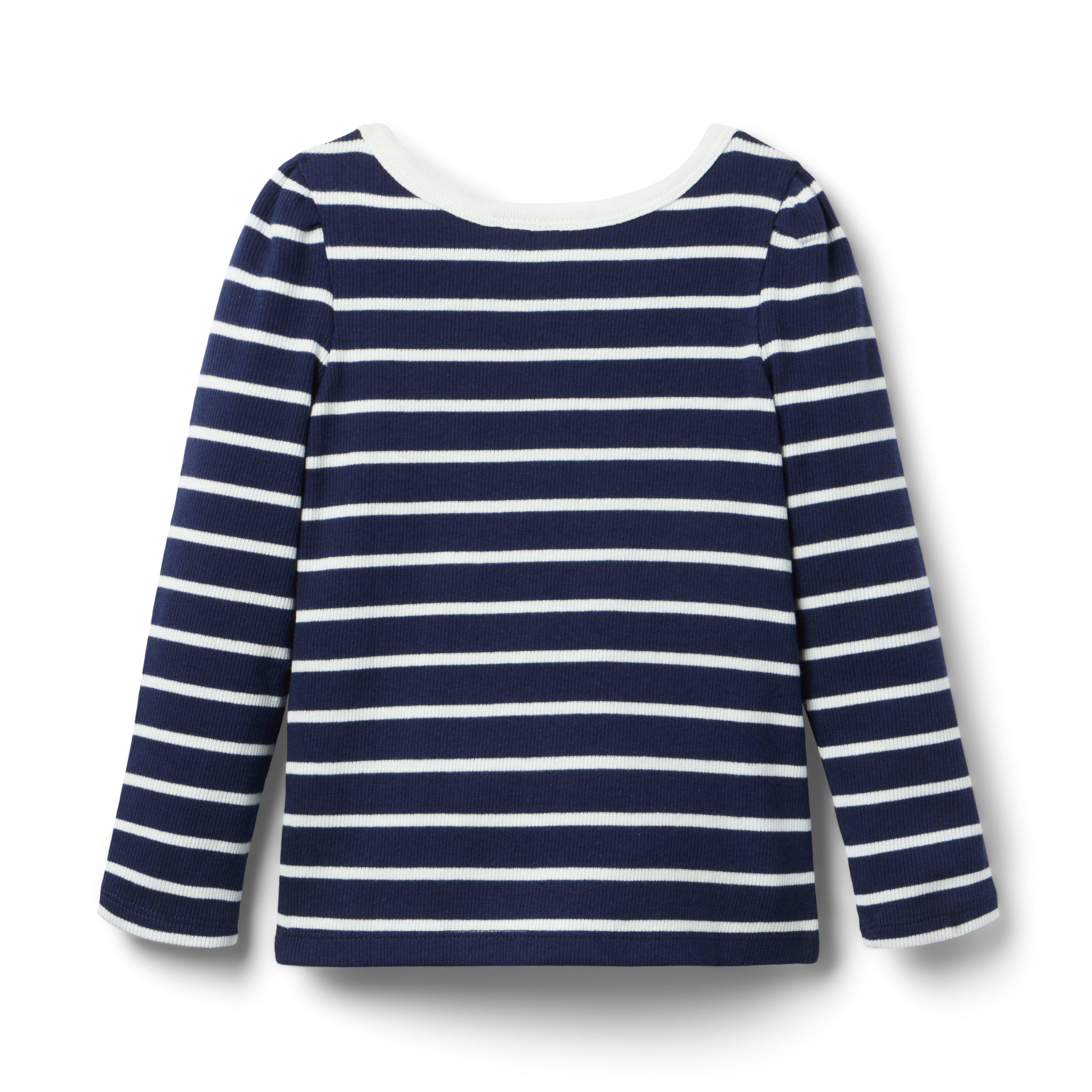 Striped Boatneck Top image number 1