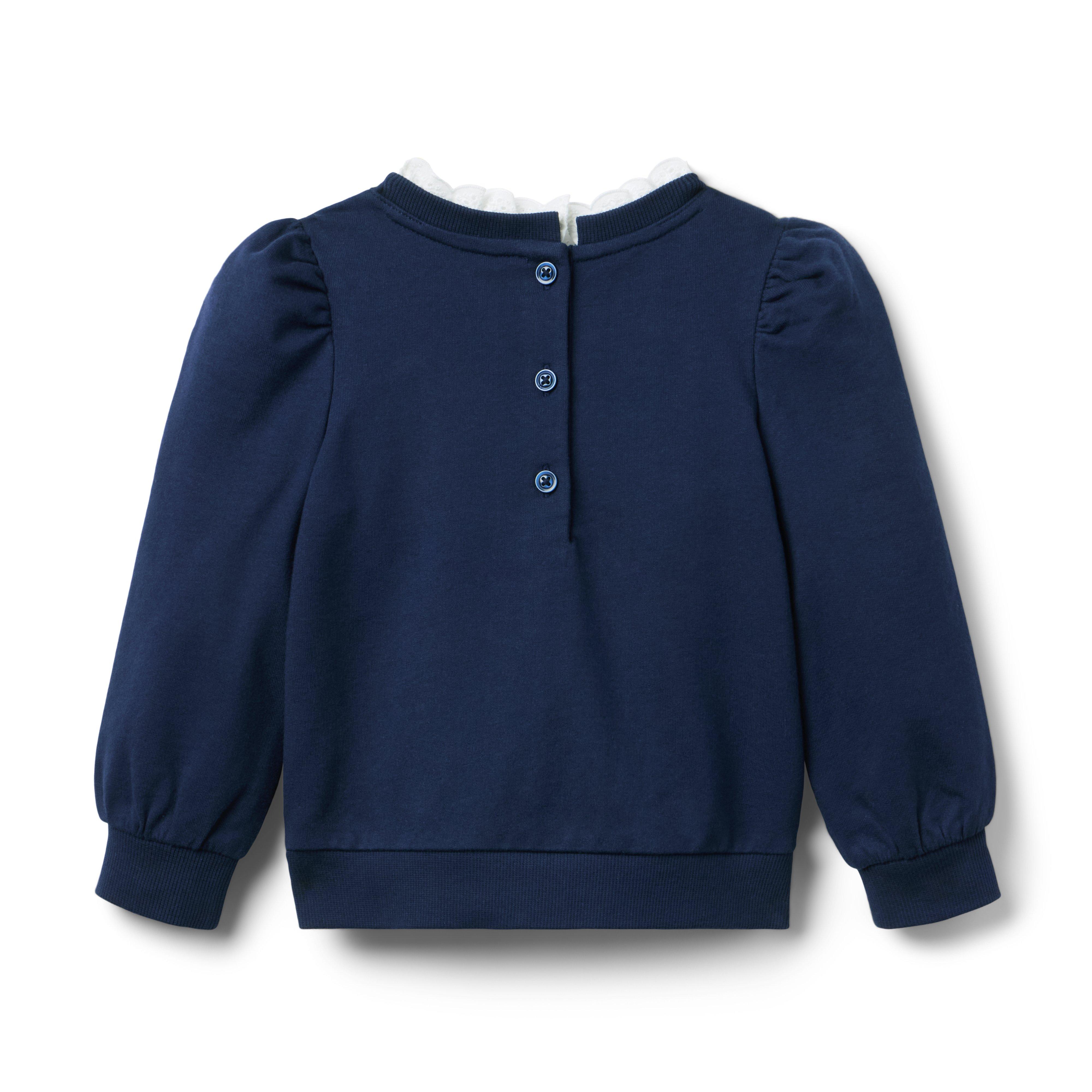 Embroidered Flower Sweatshirt image number 2