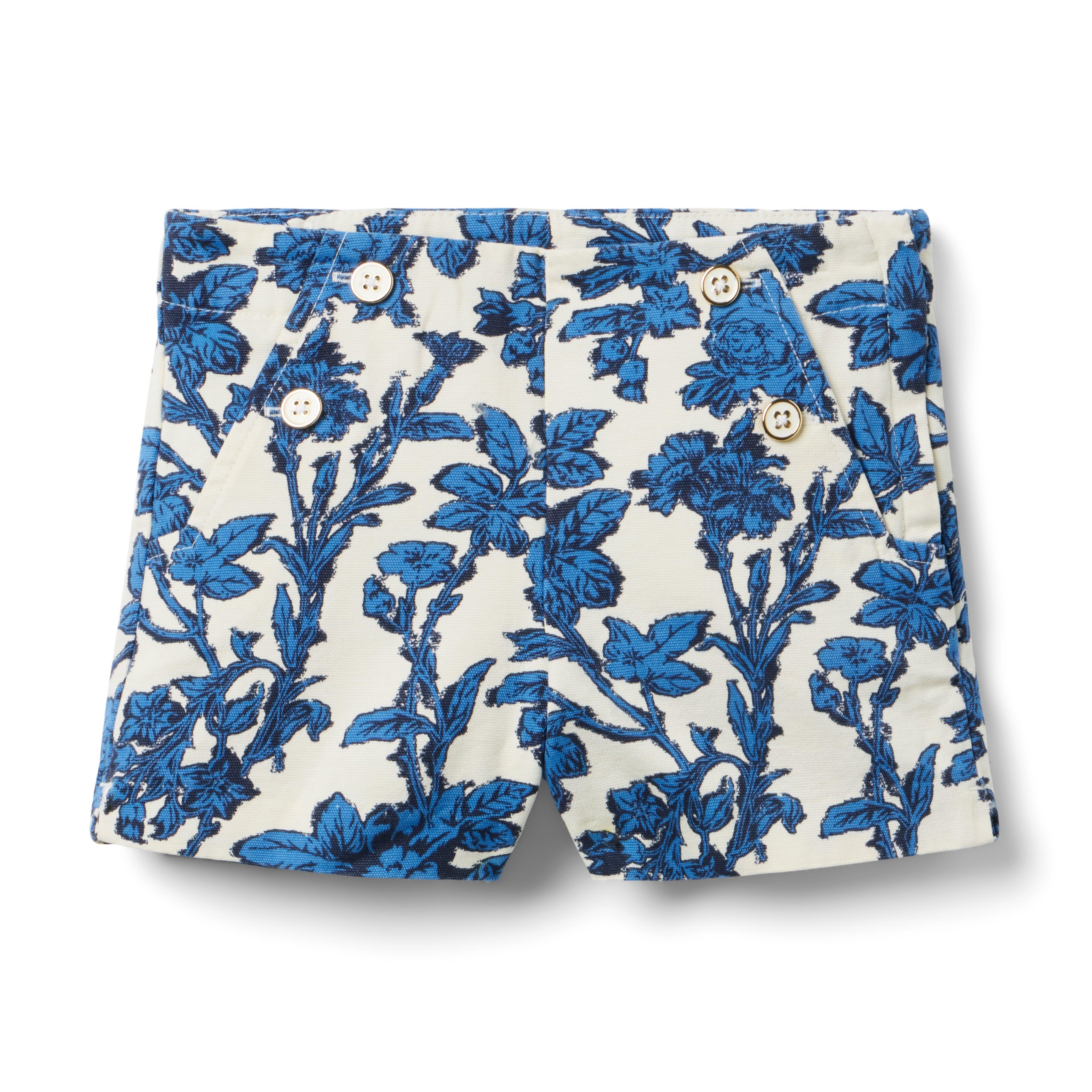 Floral Canvas Short