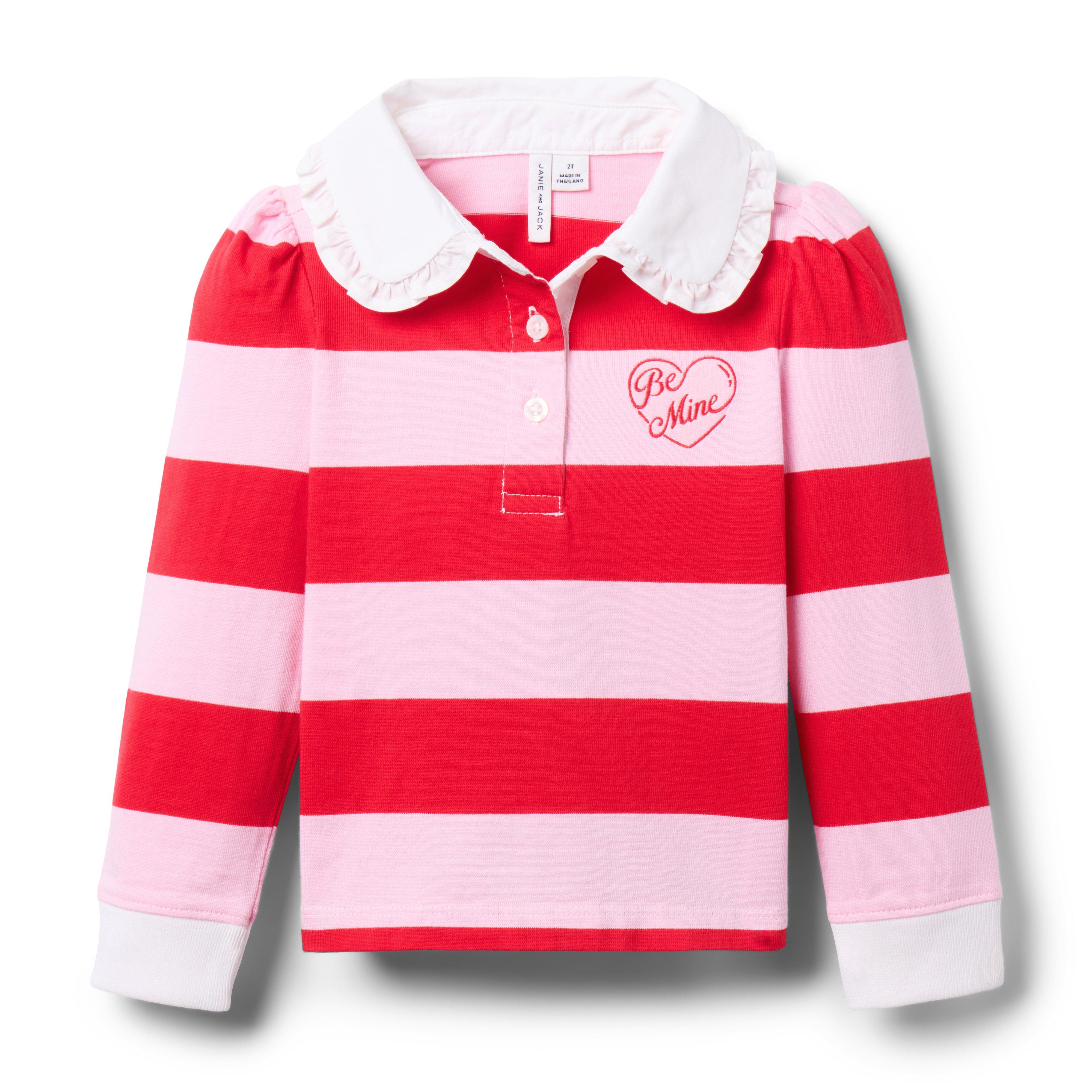 Striped Valentine Rugby Top