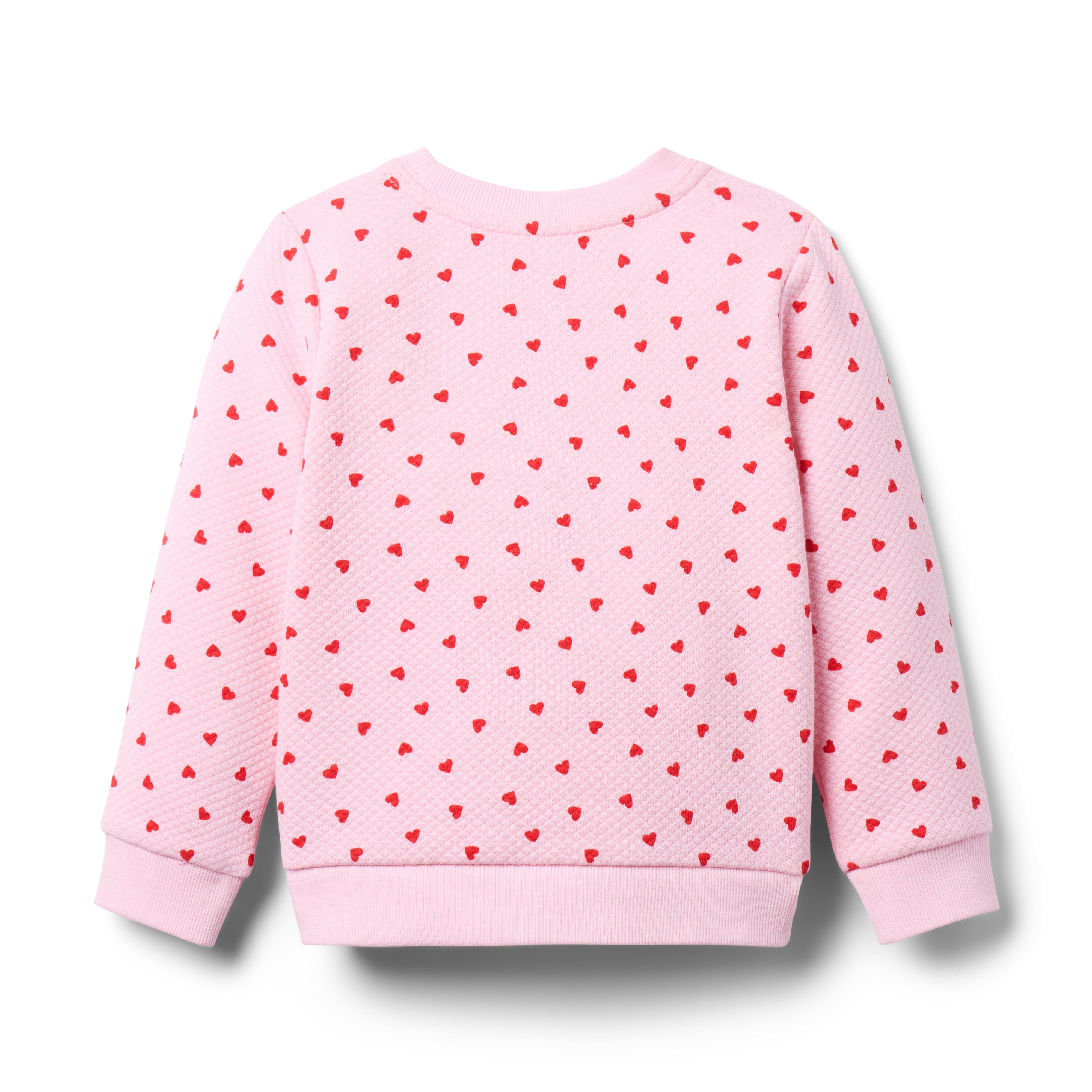 Heart Pocket Quilted Sweatshirt image number 2
