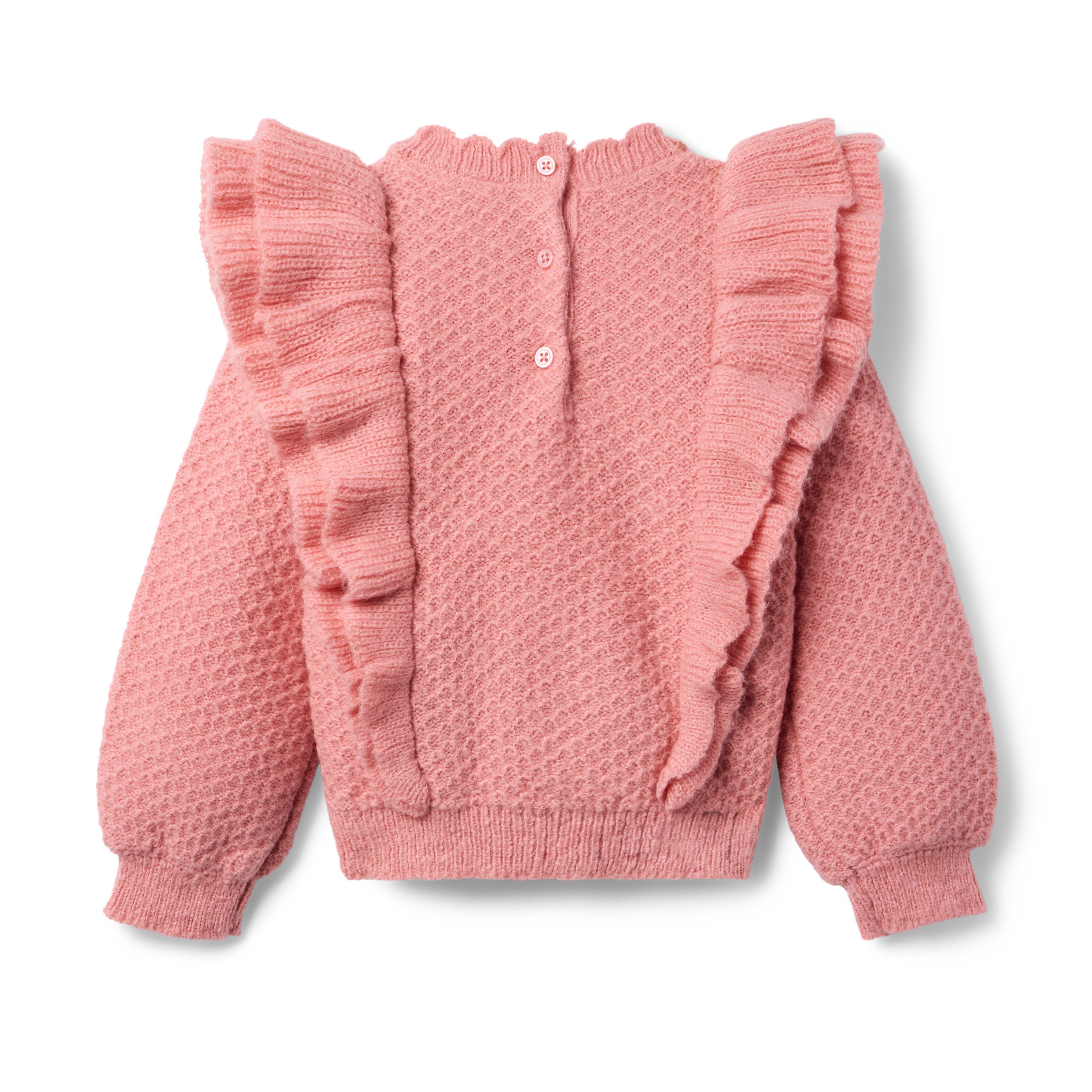 Textured Ruffle Sweater image number 1