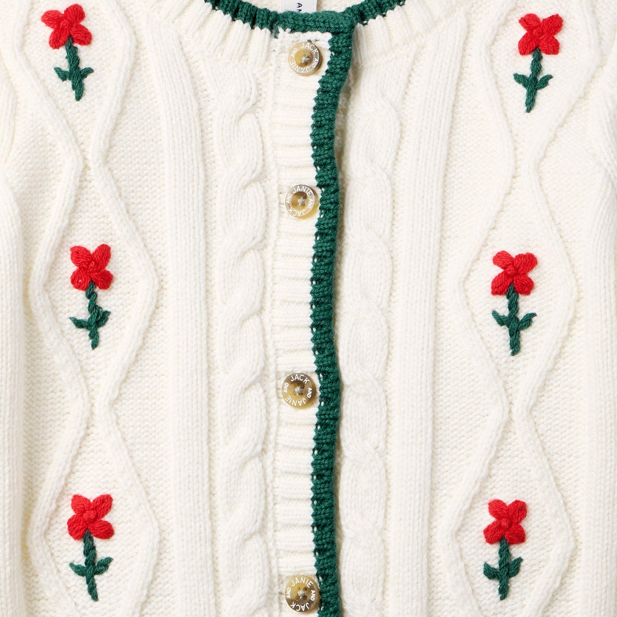 The Embroidered Floral Cardigan image number 2