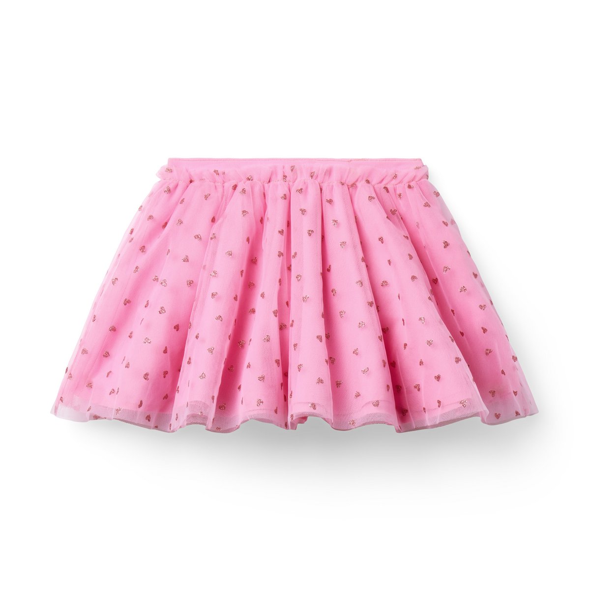 Юбка Janie and Jack Heart Tulle для девочек, цвет: Розовый — фото 1