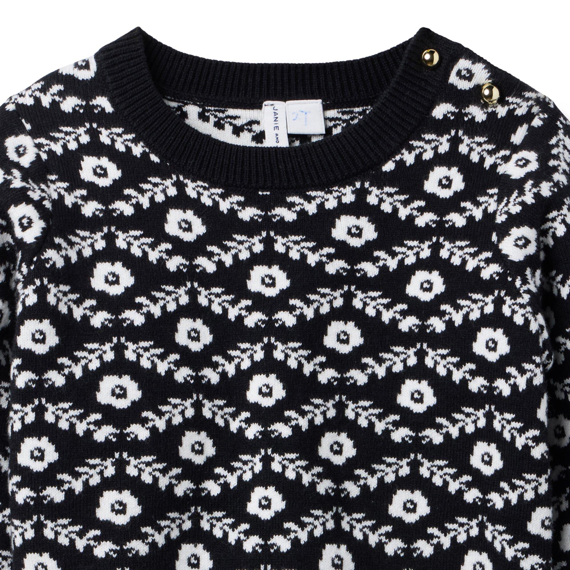 Floral Jacquard Sweater image number 1