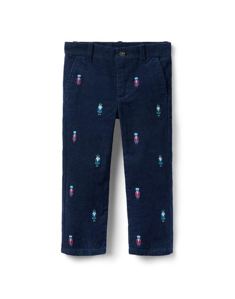 The Embroidered Nutcracker Corduroy Pant