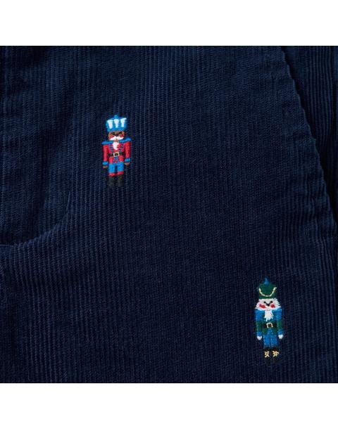 The Embroidered Nutcracker Corduroy Pant