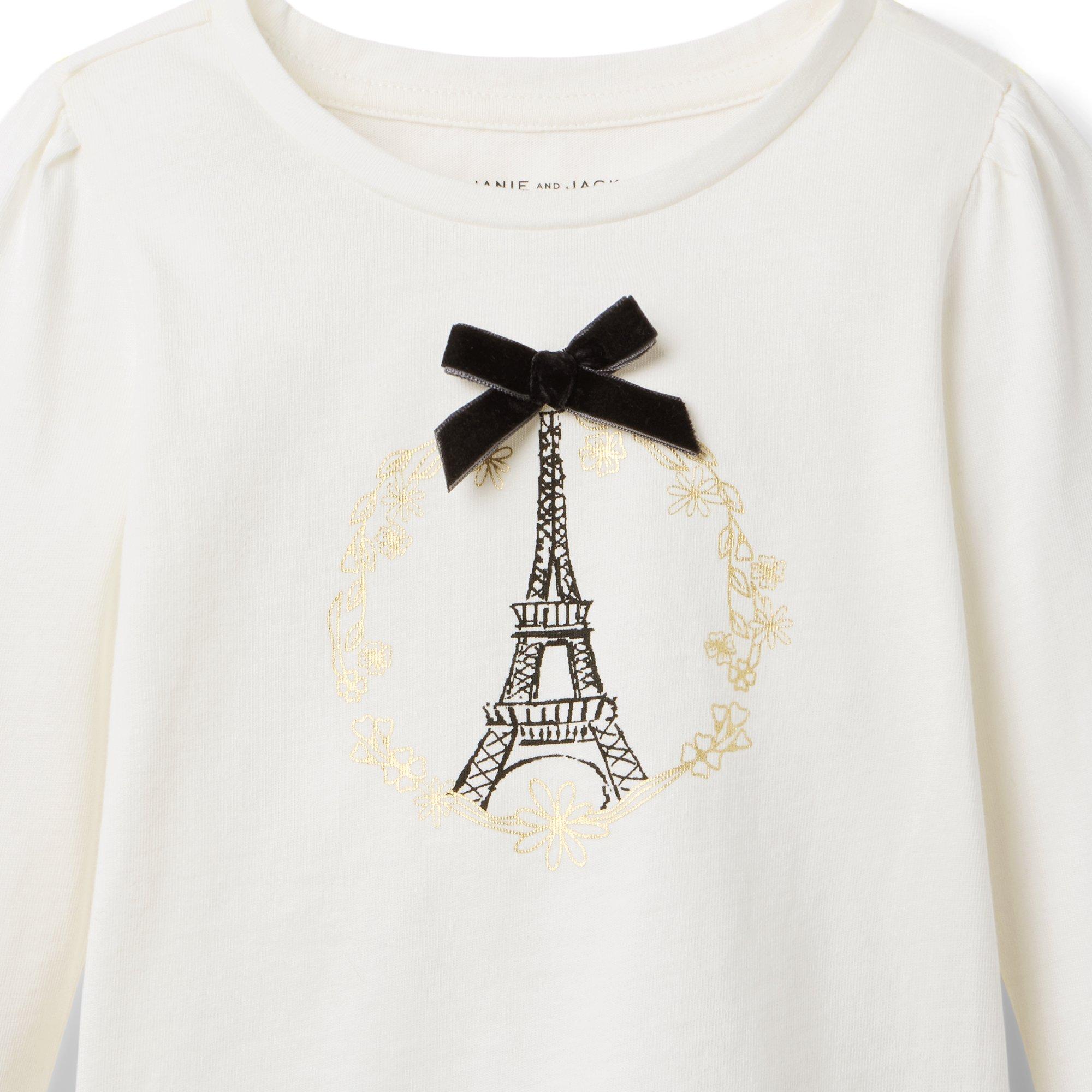 Eiffel Tower Bow Tee image number 1