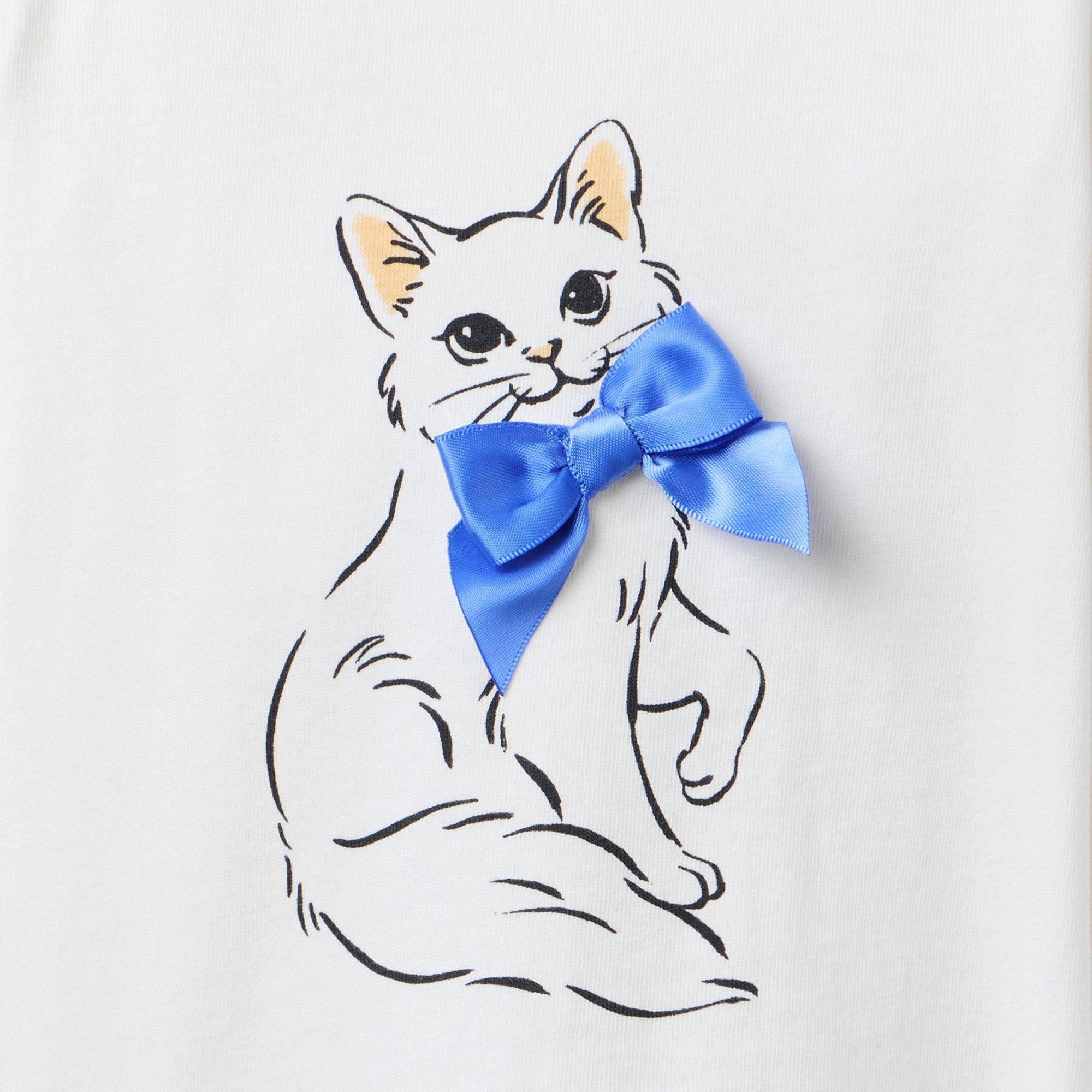 Cat Bow Tee image number 1