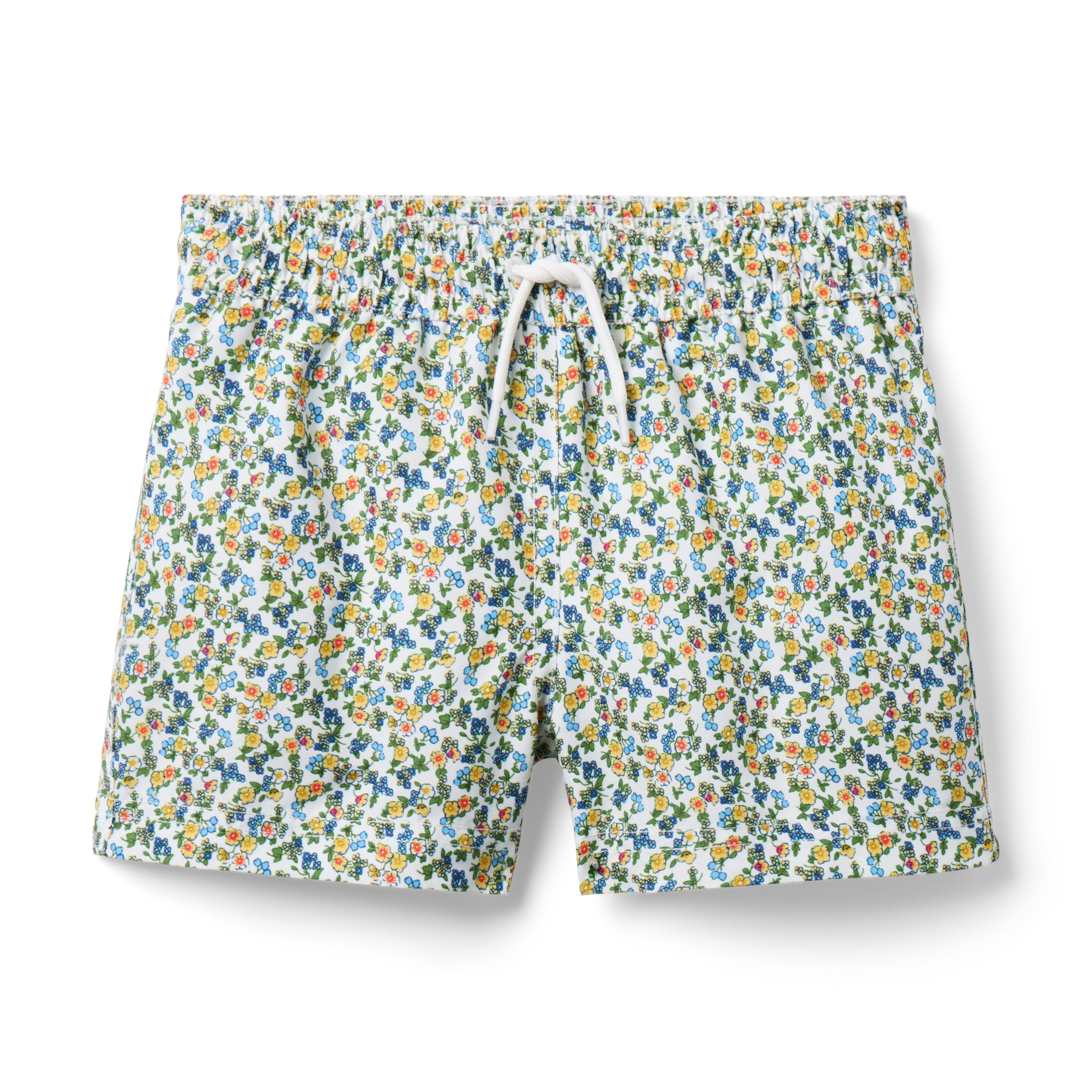 Recycled Ditsy Floral Swim Trunk